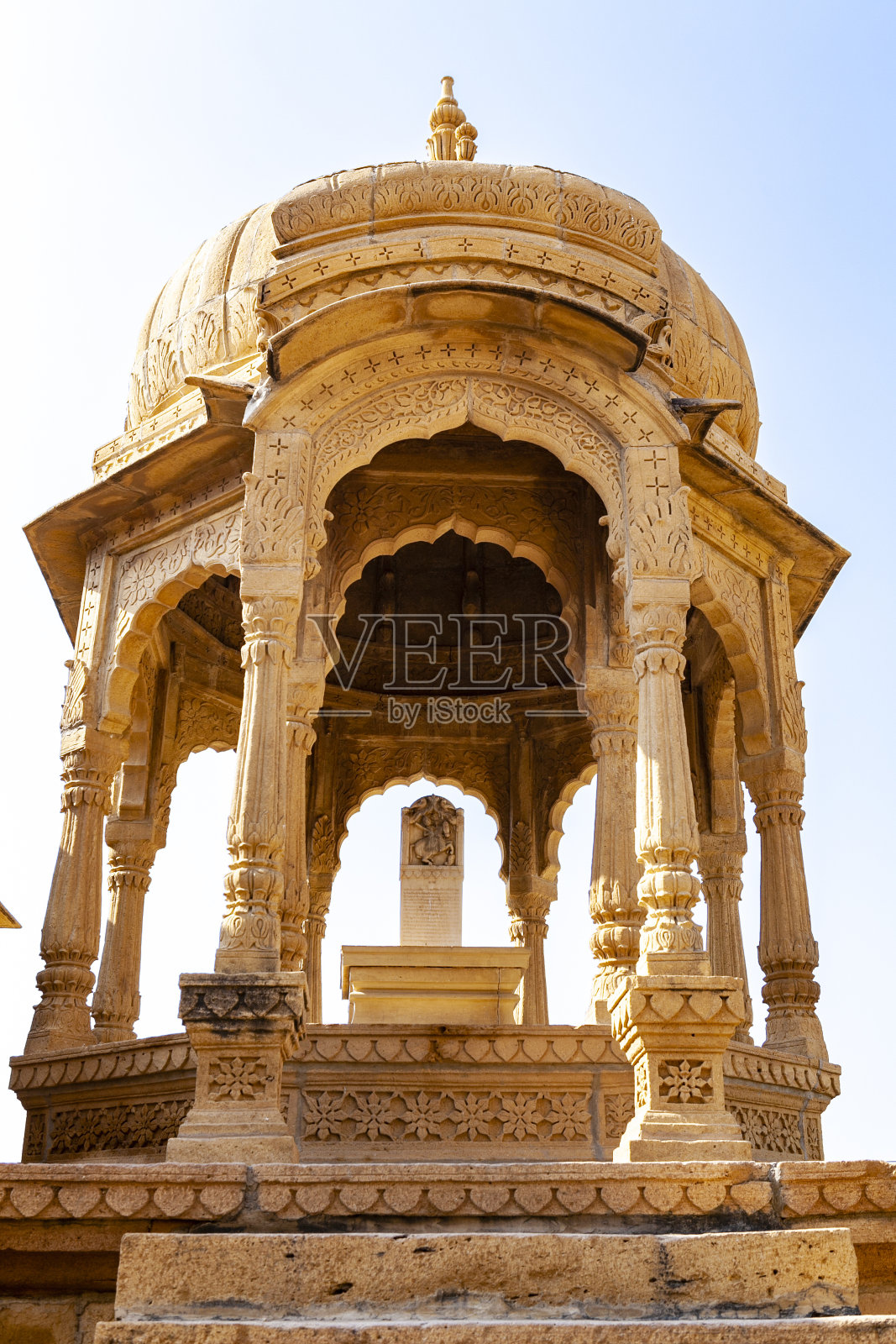 Bada Bagh纪念碑,在Jaisalmer,拉贾斯坦邦,印度,亚洲的王公坟墓照片摄影图片