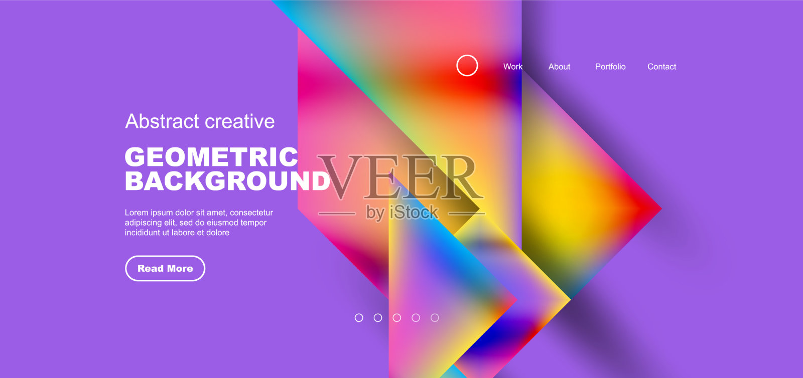 三角形抽象背景插画图片素材