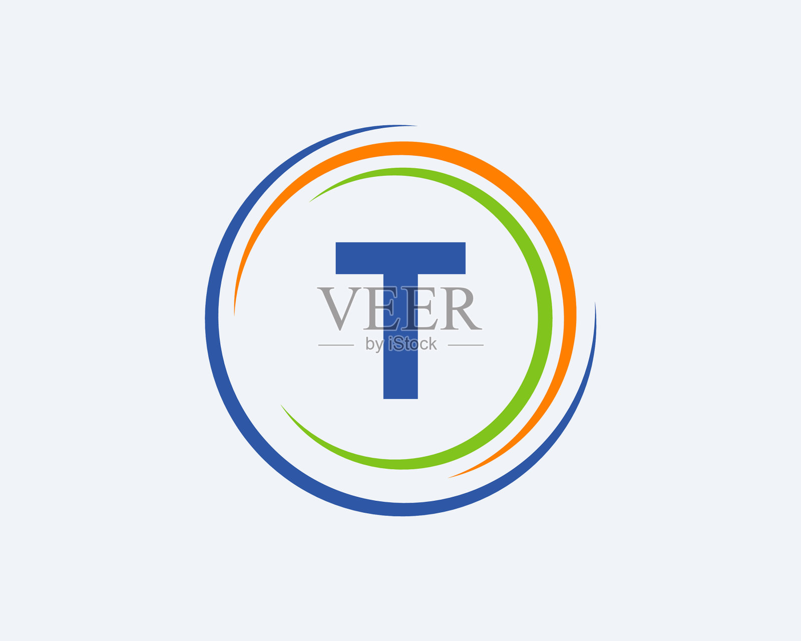 T字母标志设计现代独特创意T插画图片素材