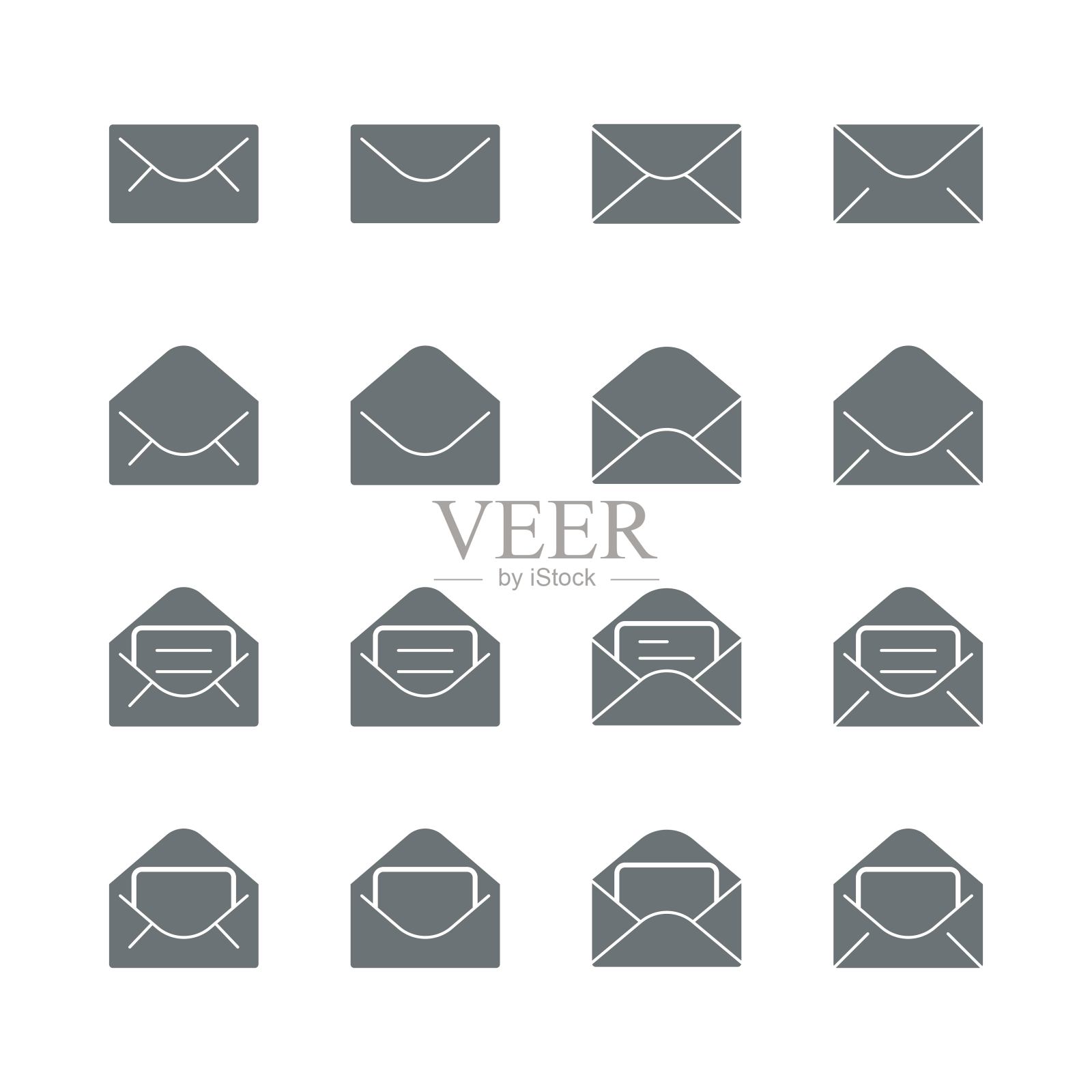 邮件图标插画图片素材