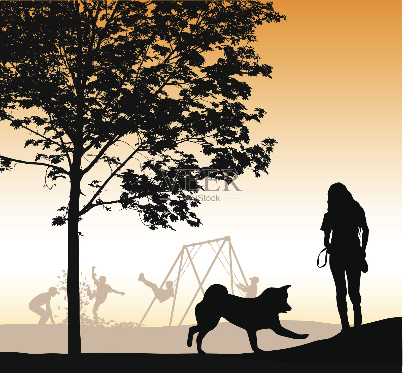 迈胡斯基插画图片素材