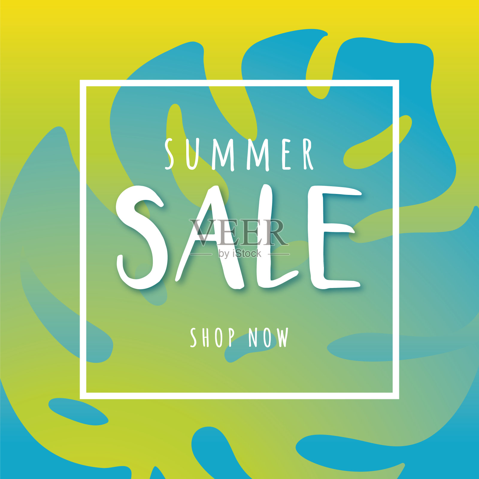 夏季促销设计广告,横幅,传单和传单插画图片素材