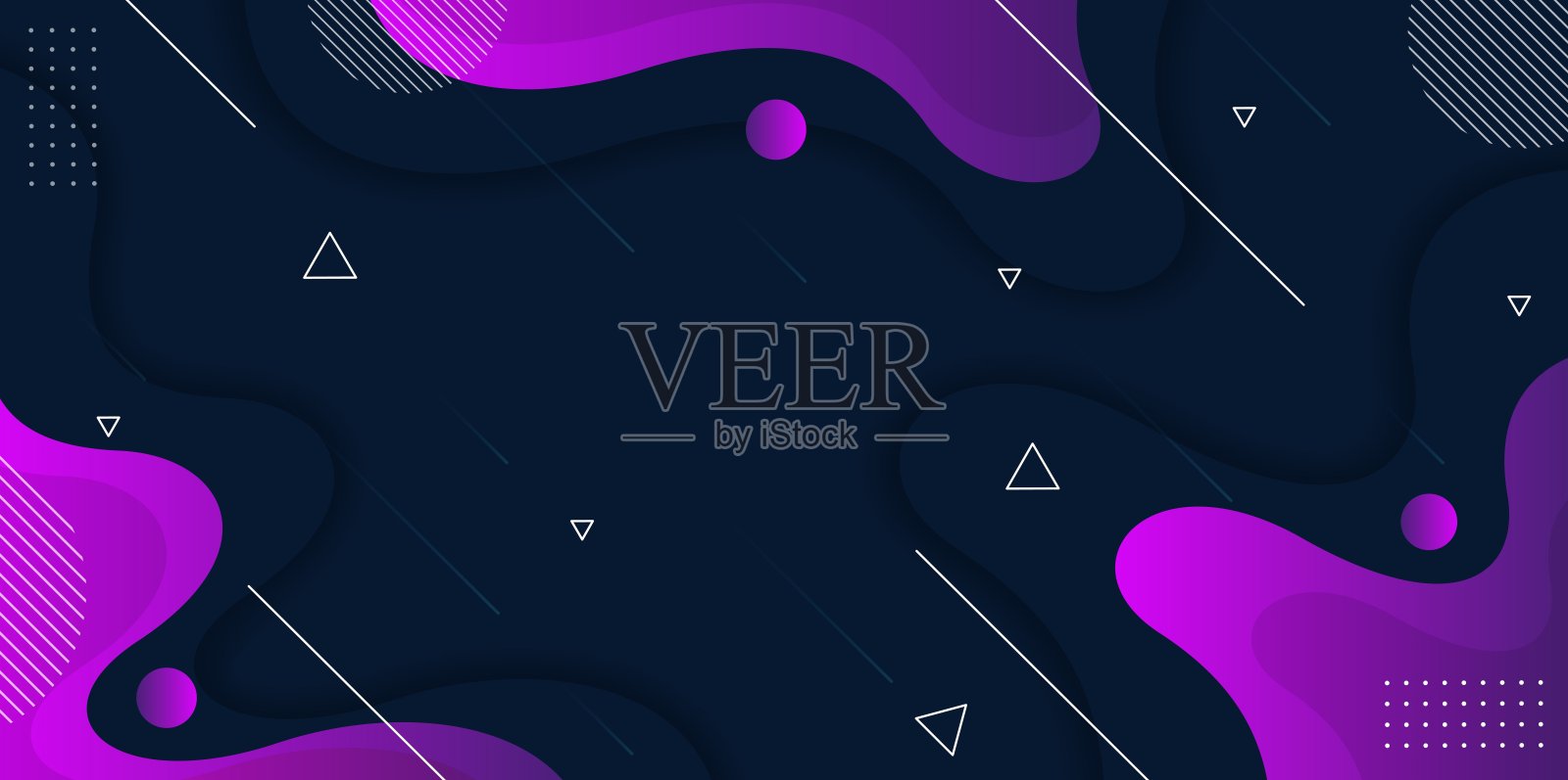 现代液体梯度颜色抽象背景插画图片素材