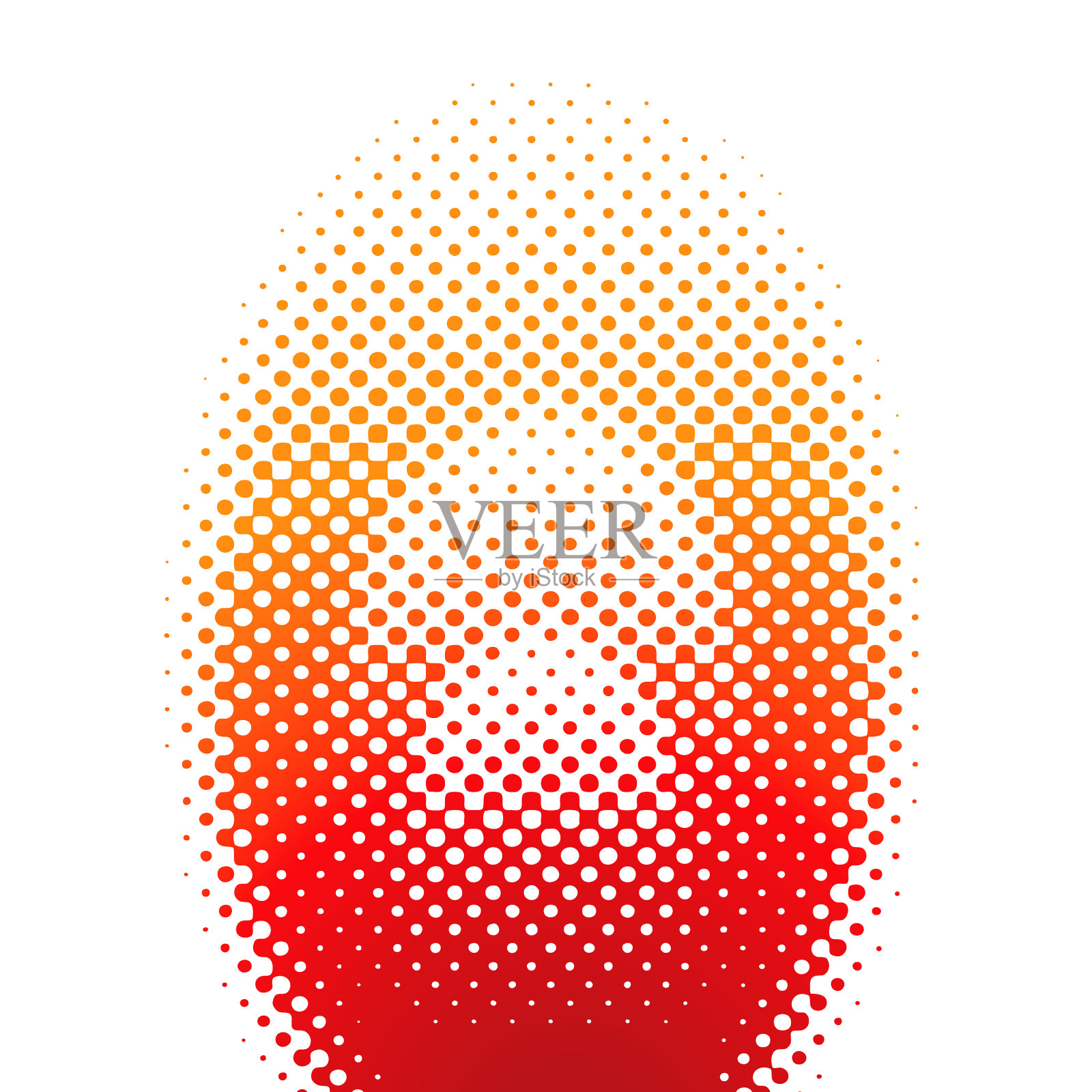 复古风格边框与半色调模式插画图片素材