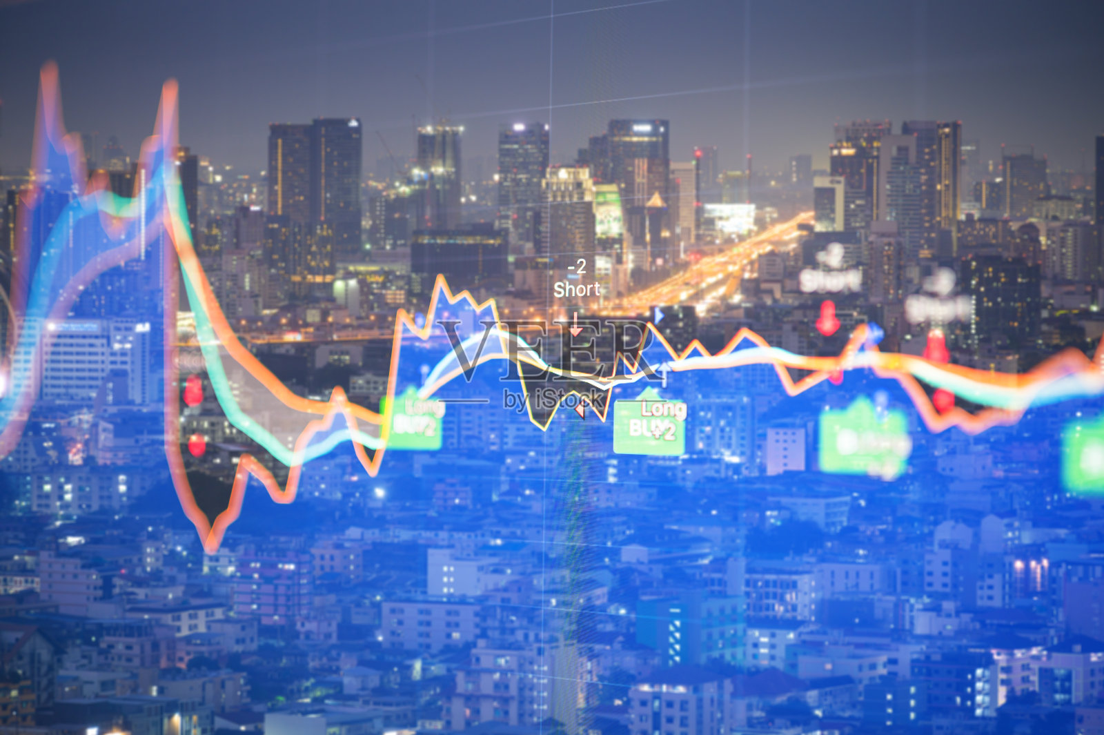 投资区块链人工智能背景照片摄影图片