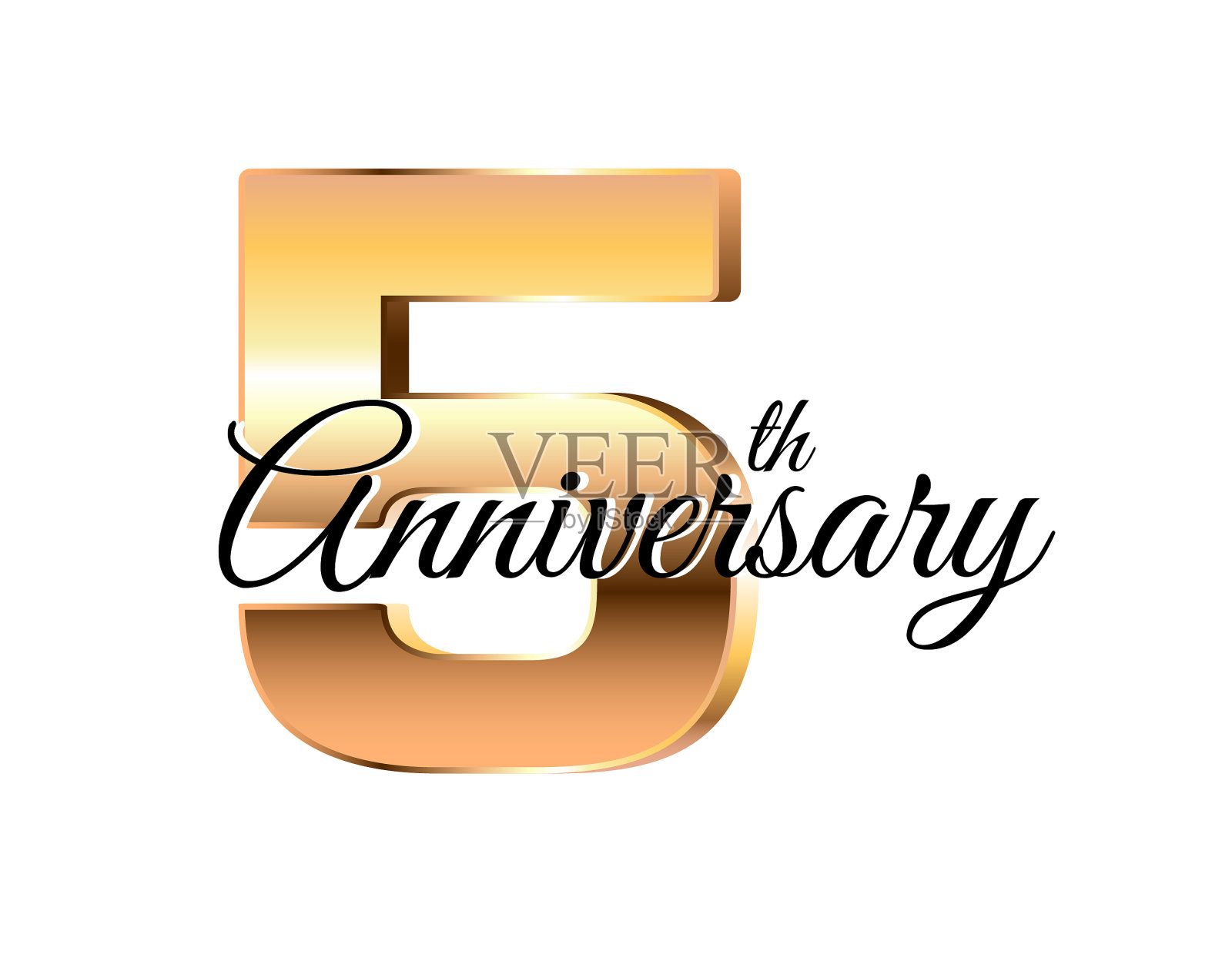 5周年庆典设计插画图片素材