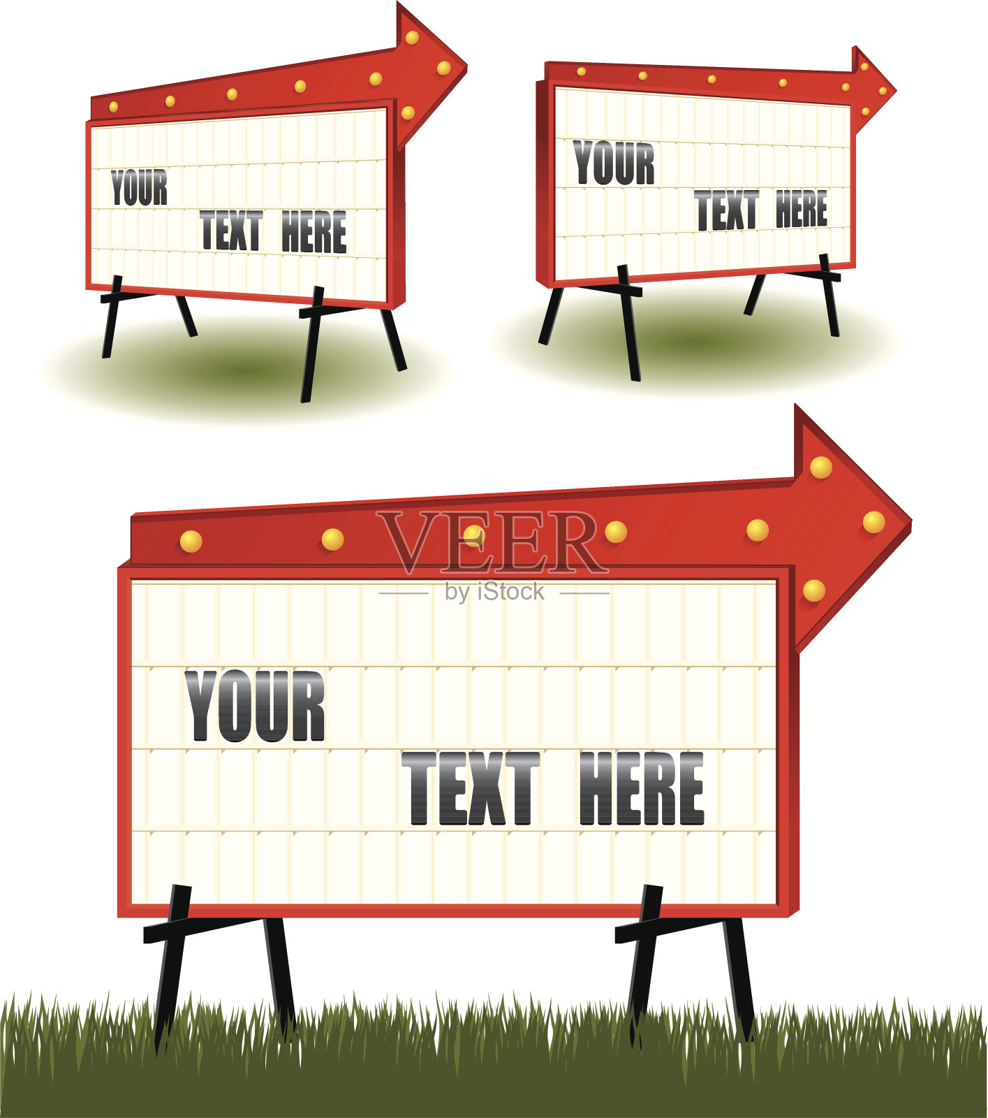 箭头符号插画图片素材