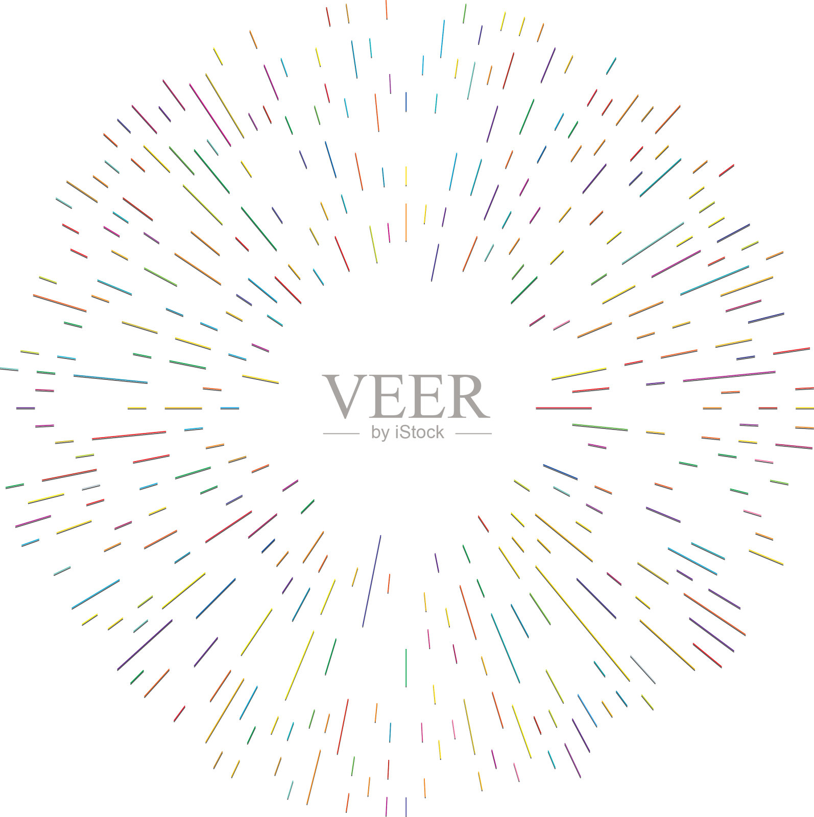 辐射线辐射爆炸插画图片素材