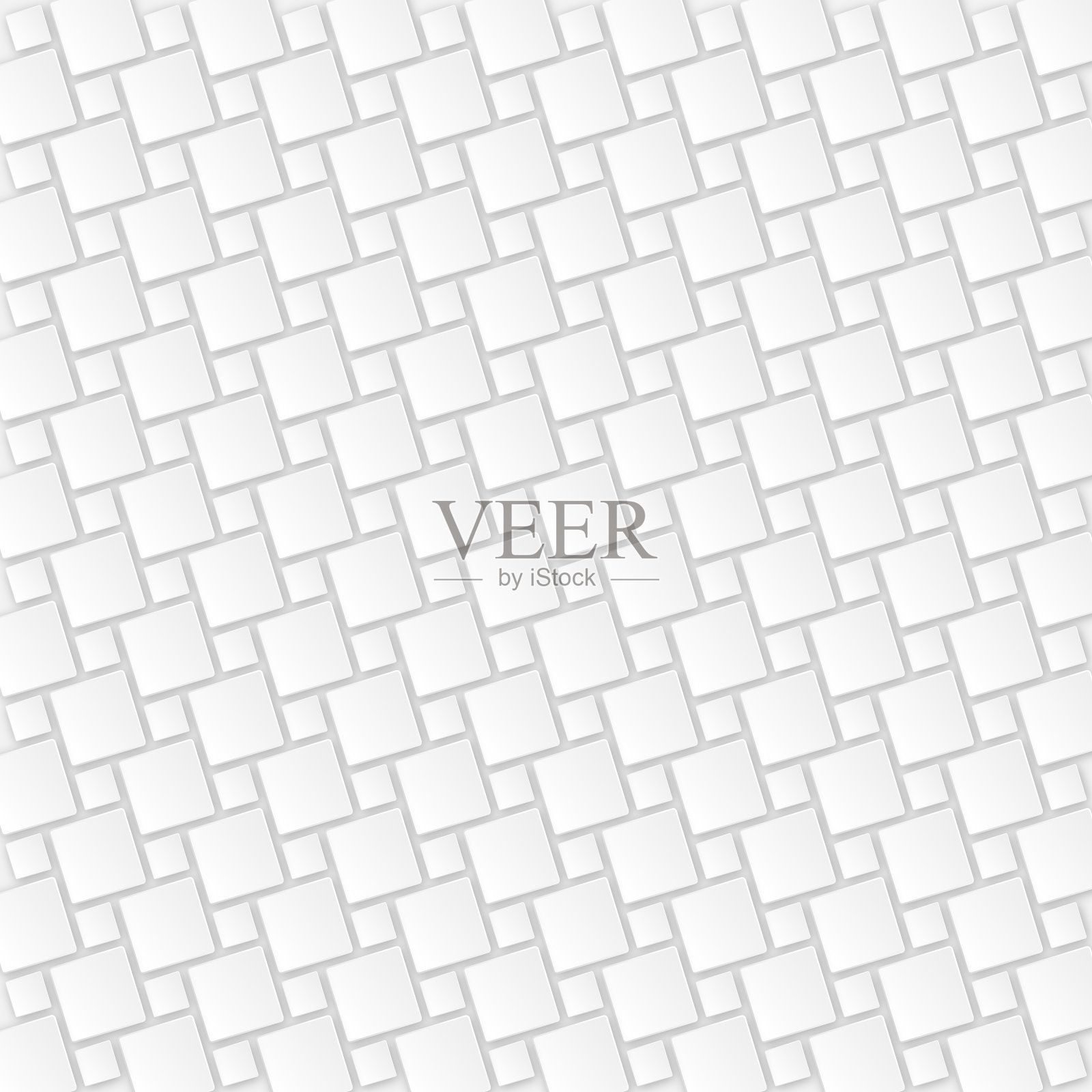 3D对角线模式使用两种大小的正方形瓷砖插画图片素材