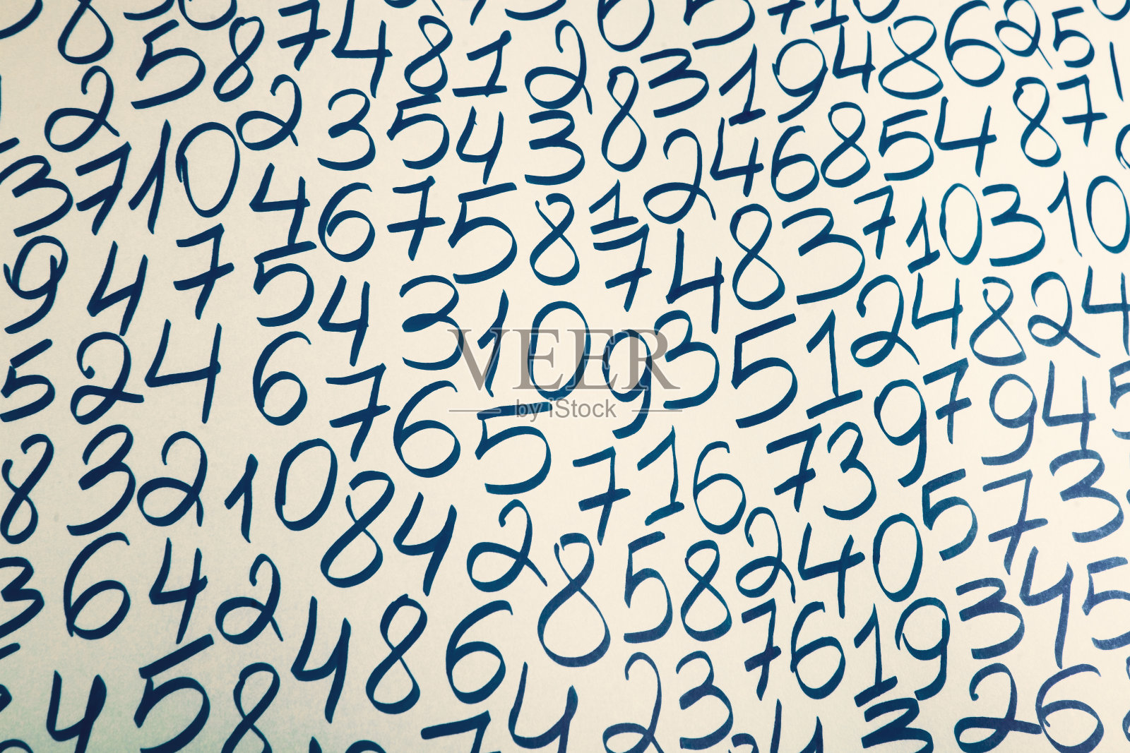 数字背景。从0到9。数字纹理。照片摄影图片