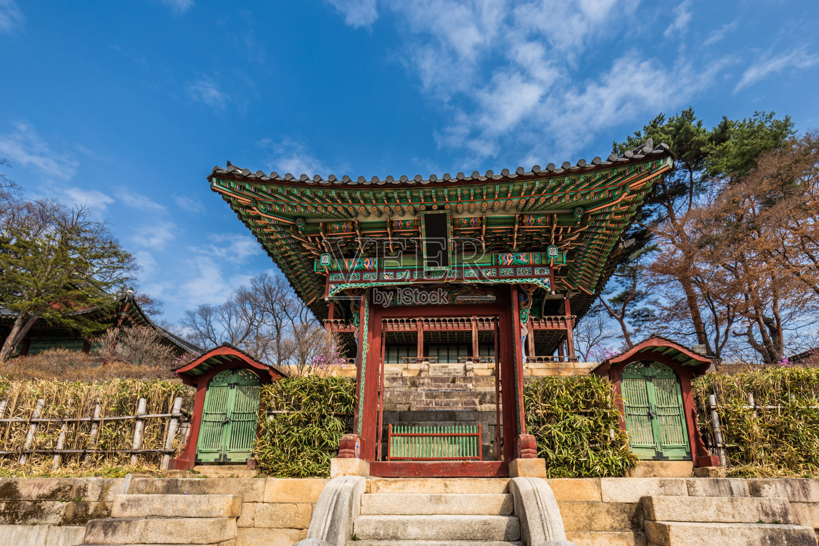 首尔春季最受欢迎的地标照片摄影图片