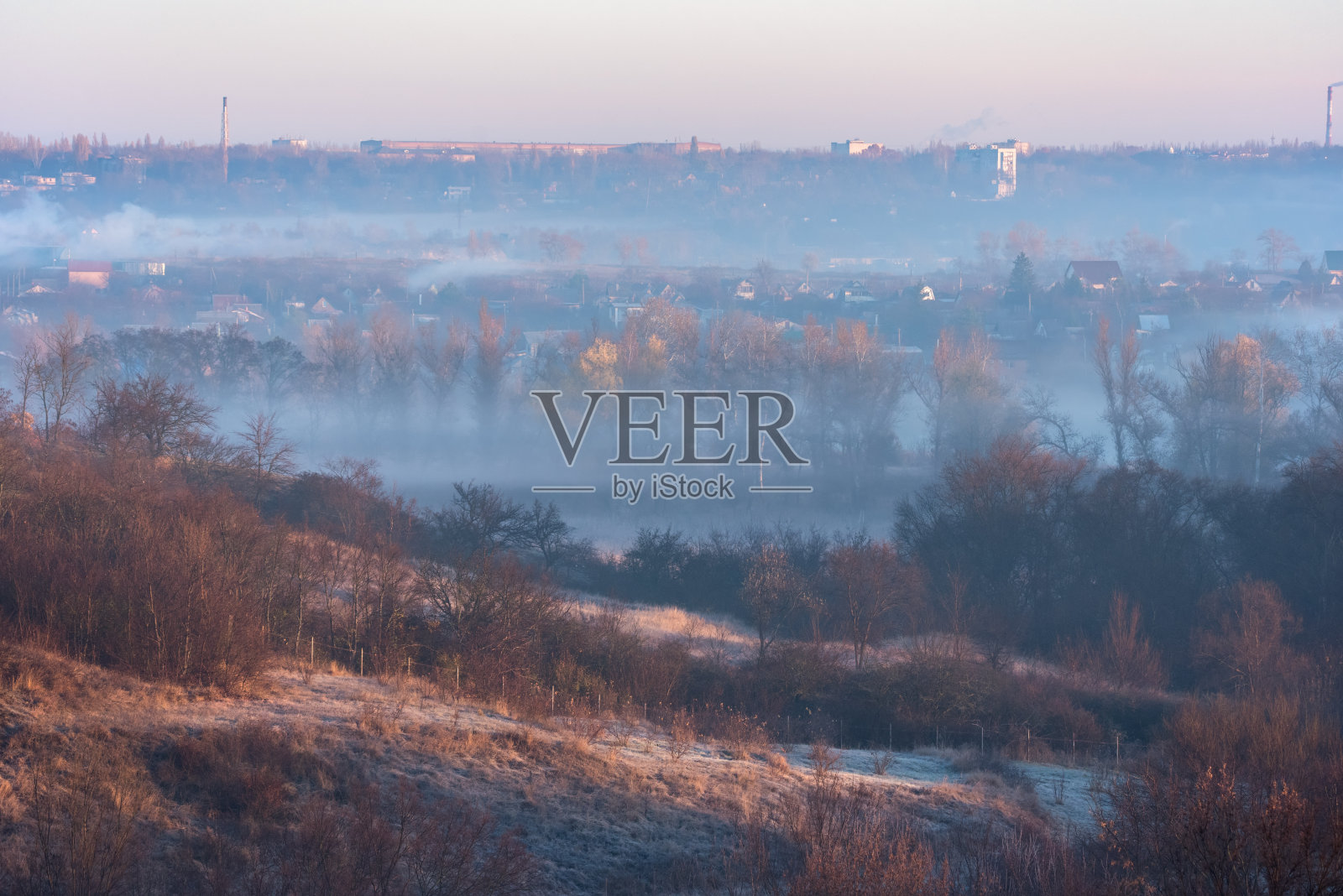 美丽的冬季或晚秋景色照片摄影图片