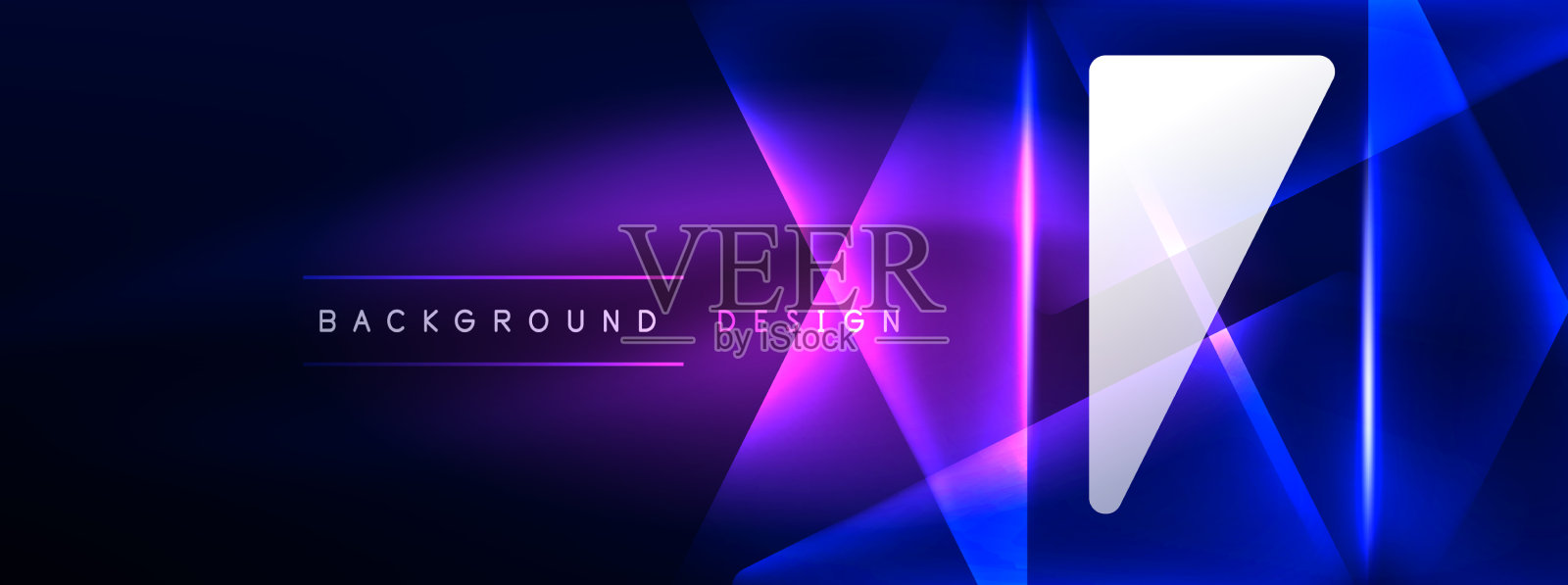 霓虹灯黑客几何背景虚拟插画图片素材