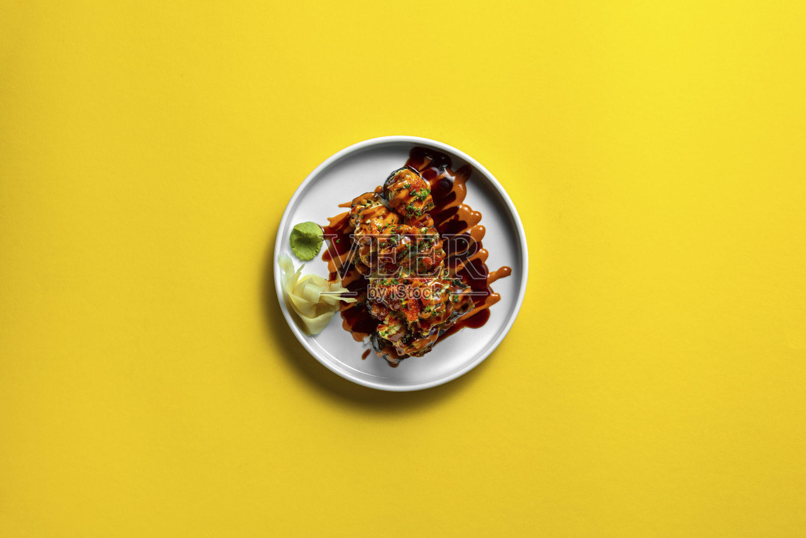 三文鱼寿司照片摄影图片