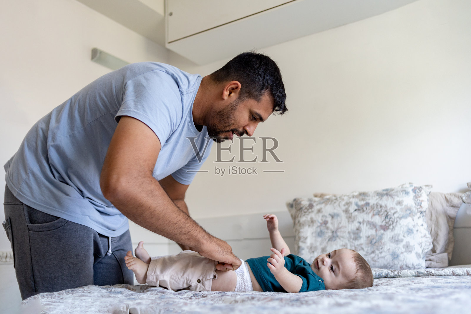 父子观念照片摄影图片