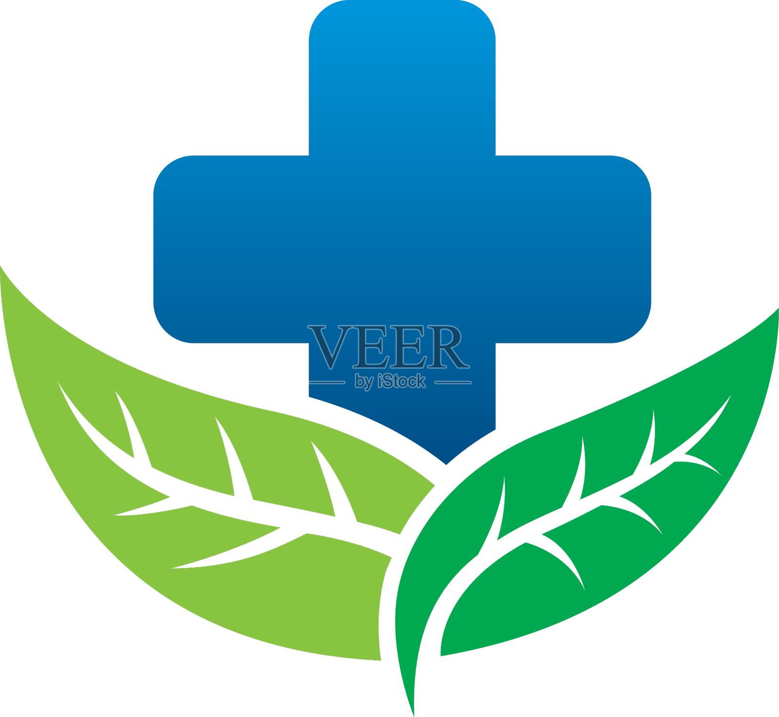 生态医疗标志模板图标符号设计元素图片