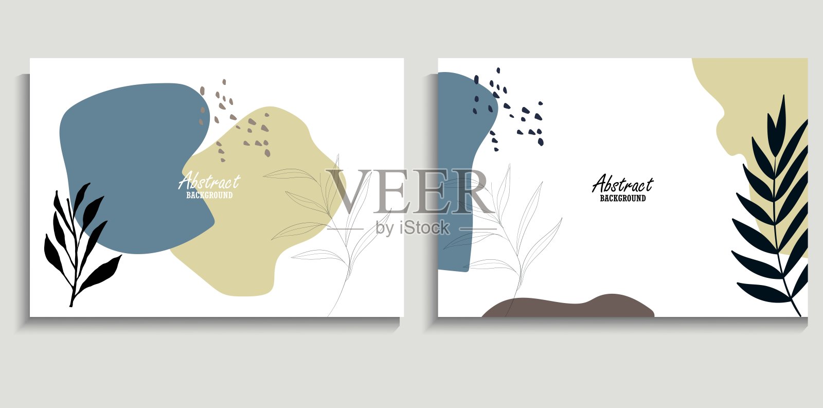 手绘最小背景插画图片素材