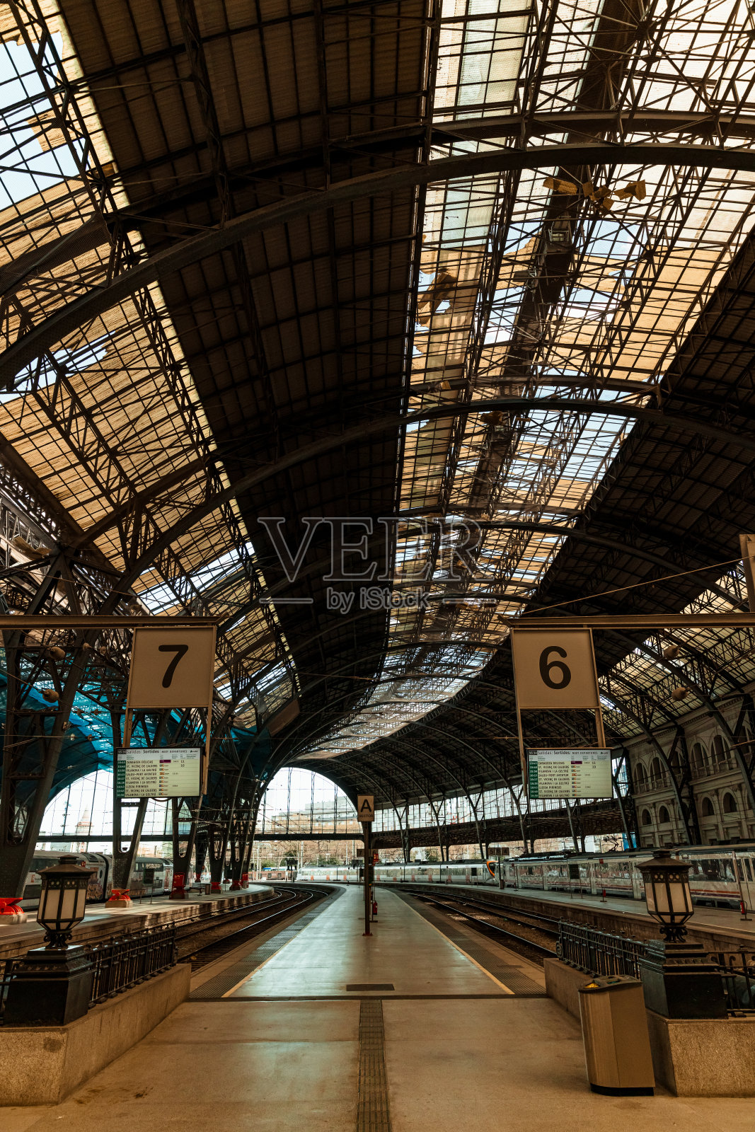 巴塞罗那Estacio de Franca火车站照片摄影图片