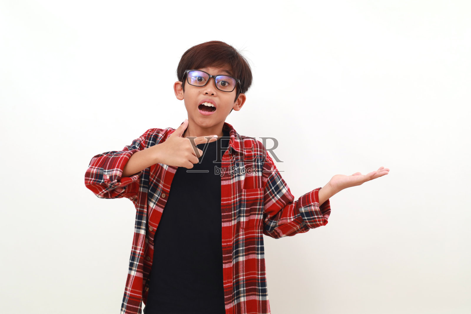 哇脸表情照片摄影图片