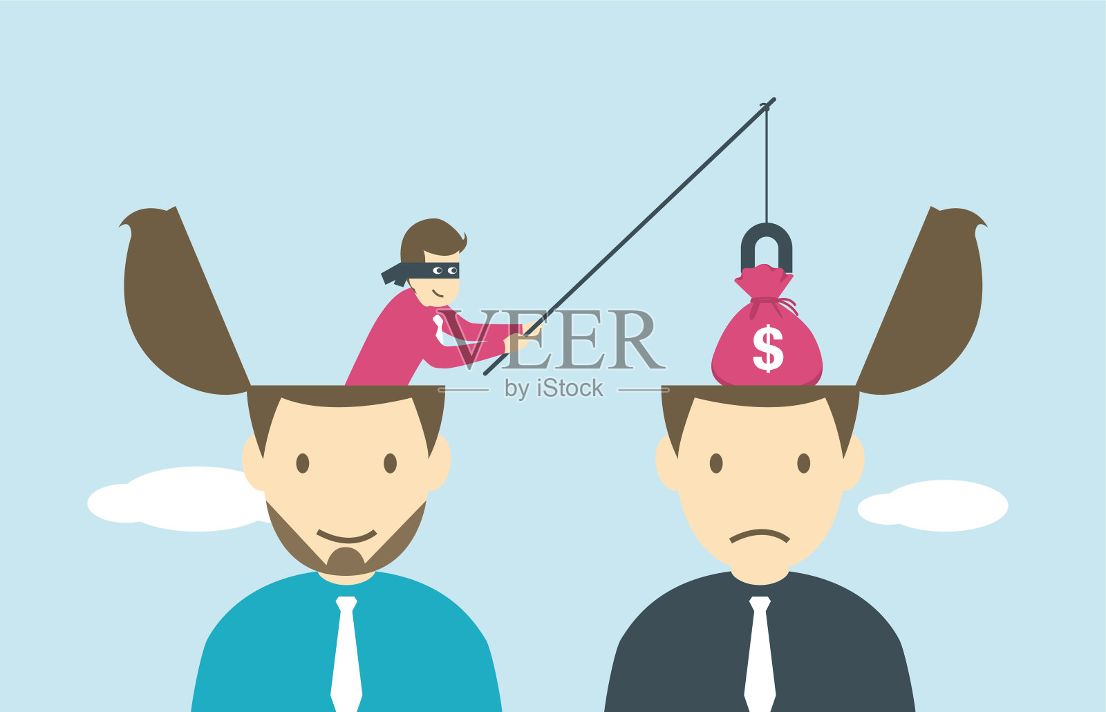 盗窃,犯罪插画图片素材