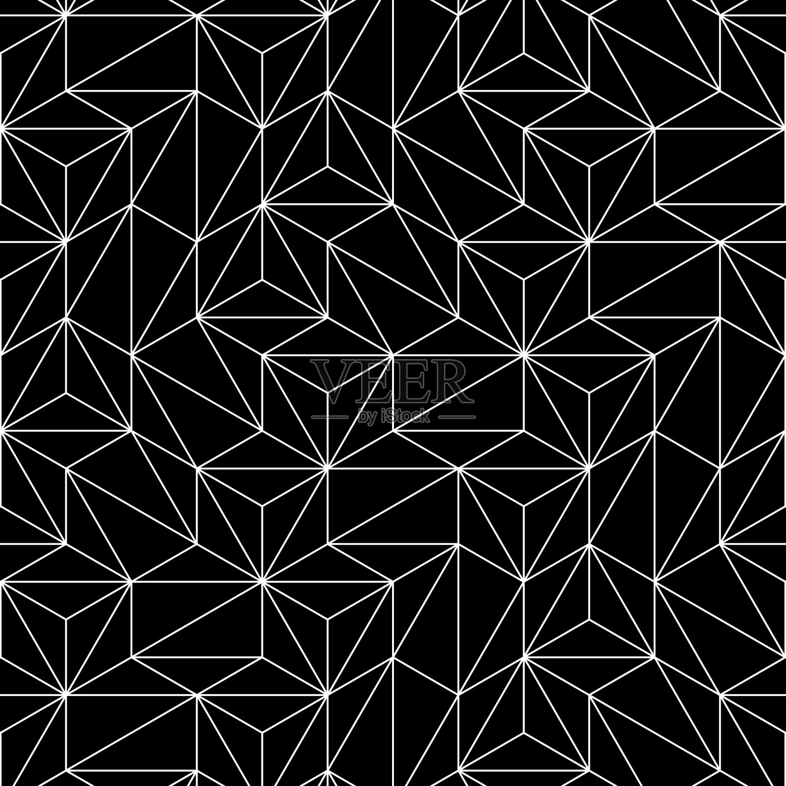 三角形六边形插画图片素材