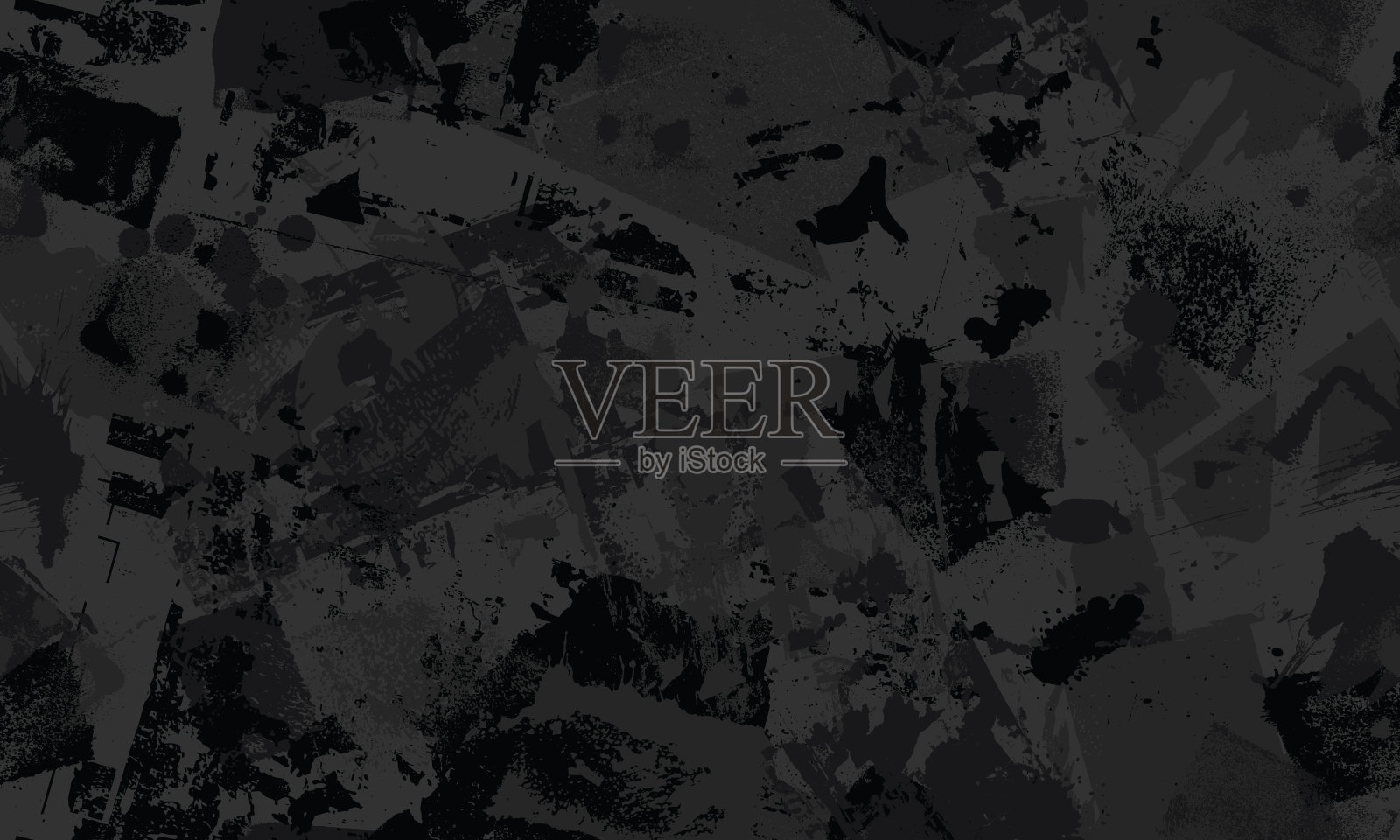无缝伪装黑色垃圾纹理壁纸背景插画图片素材