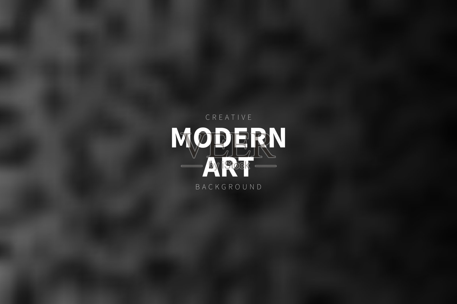 灰色抽象背景与模糊点插画图片素材