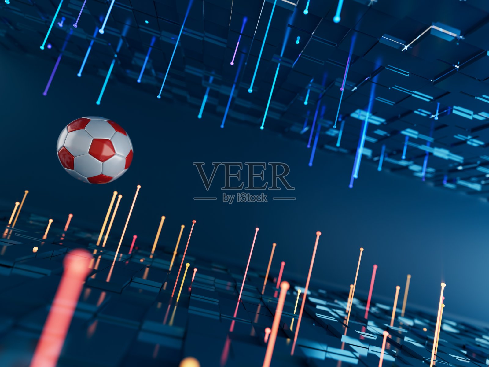 3D足球照片摄影图片