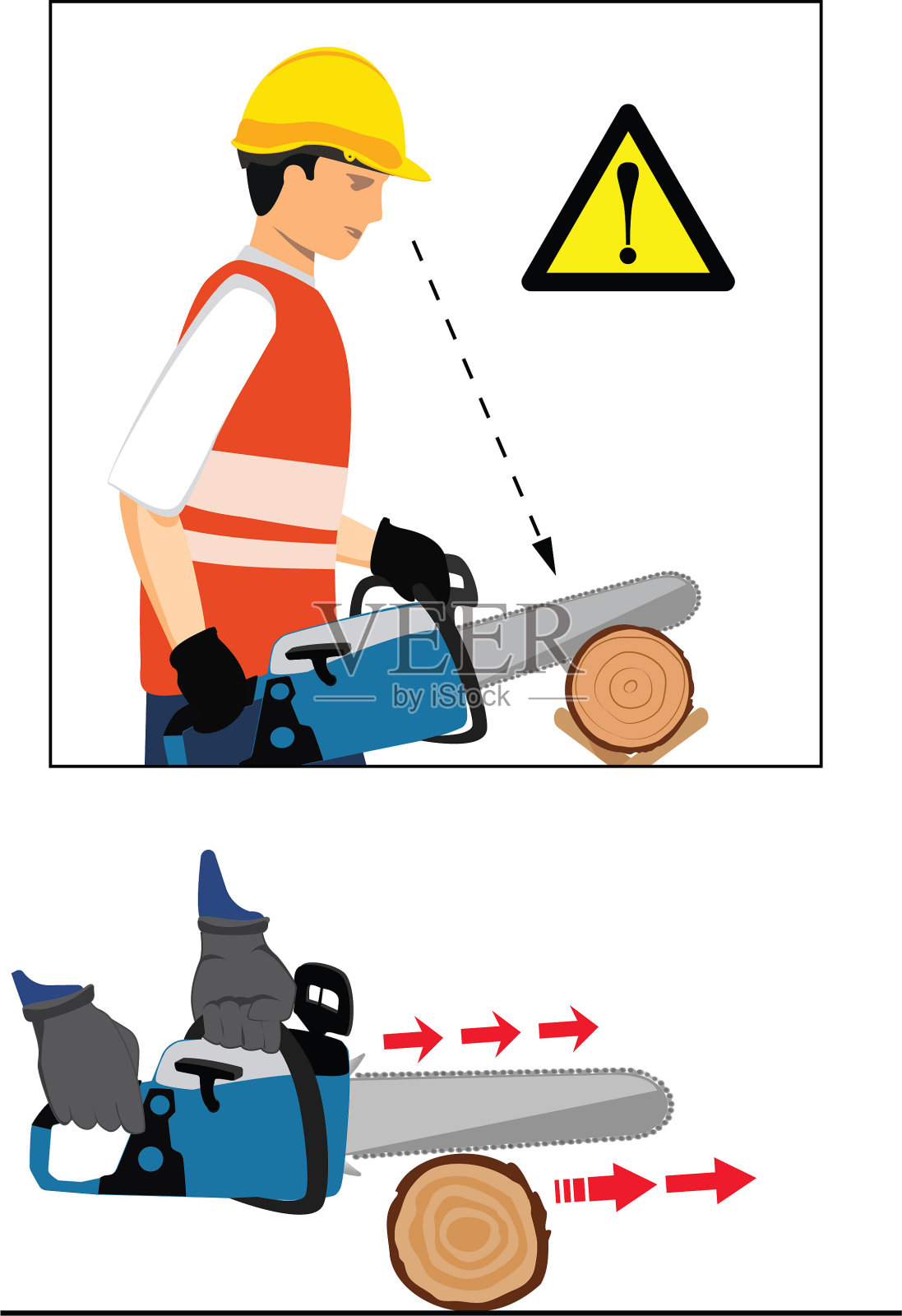 工作场所安全插画图片素材