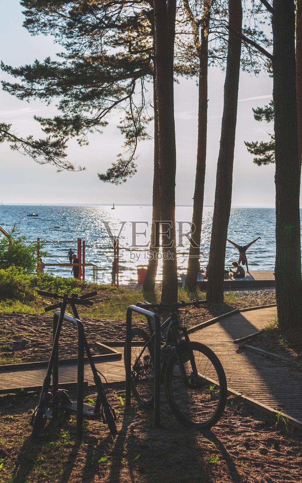 波罗的海皮里塔海滩照片摄影图片