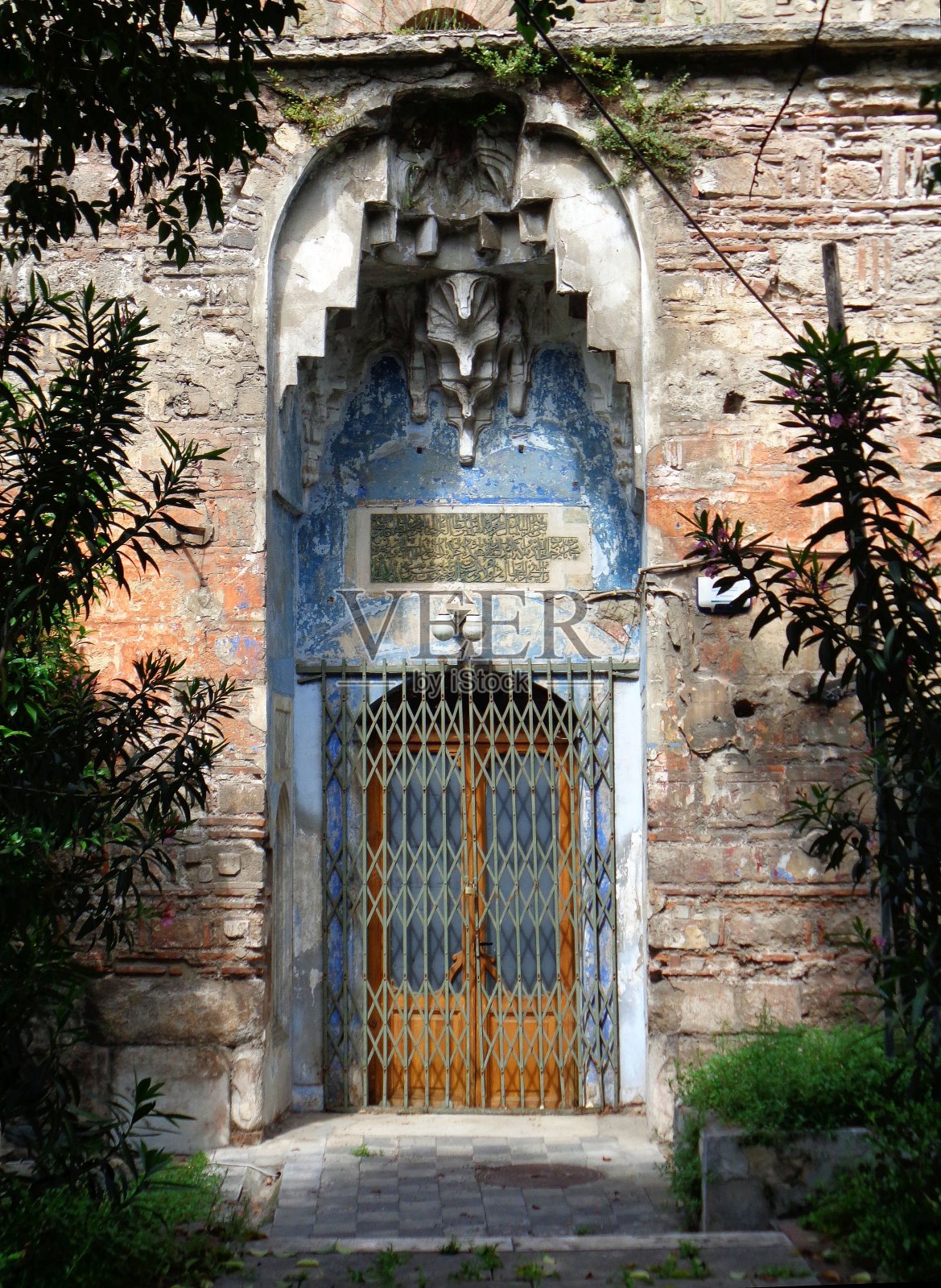 奥斯曼浴室门照片摄影图片