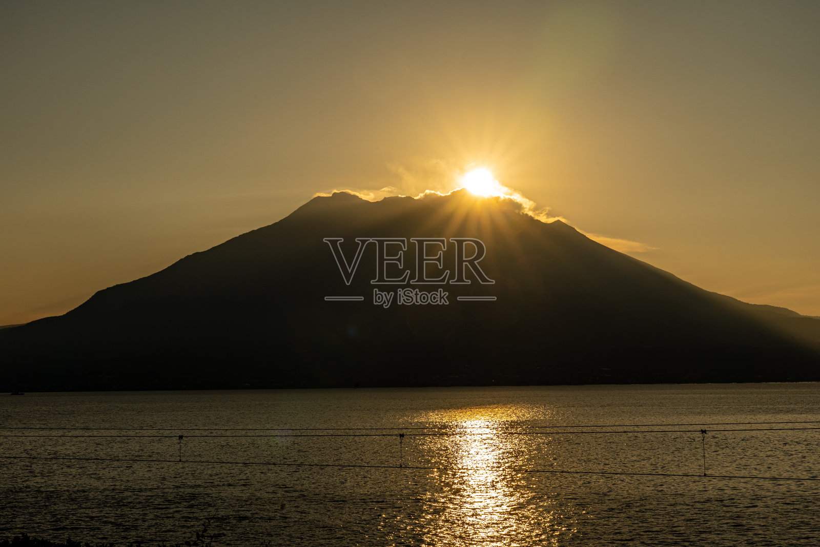 樱岛,鹿儿岛市的象征照片摄影图片