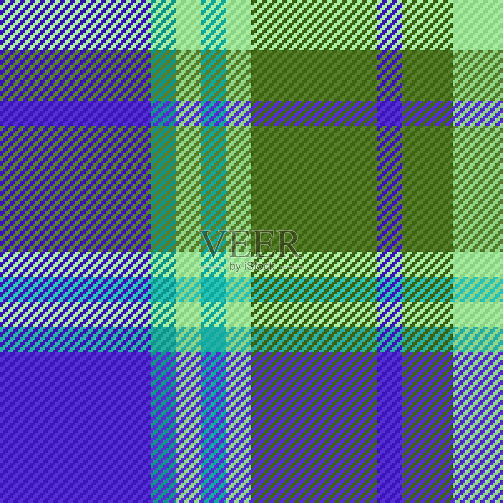 纺织花纹花纹无缝织物格子插画图片素材