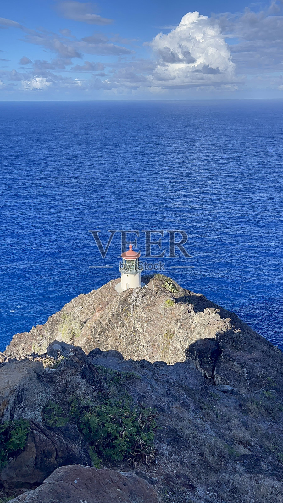 夏威夷瓦胡岛的Makapu'u灯塔——夏威夷风景照片摄影图片