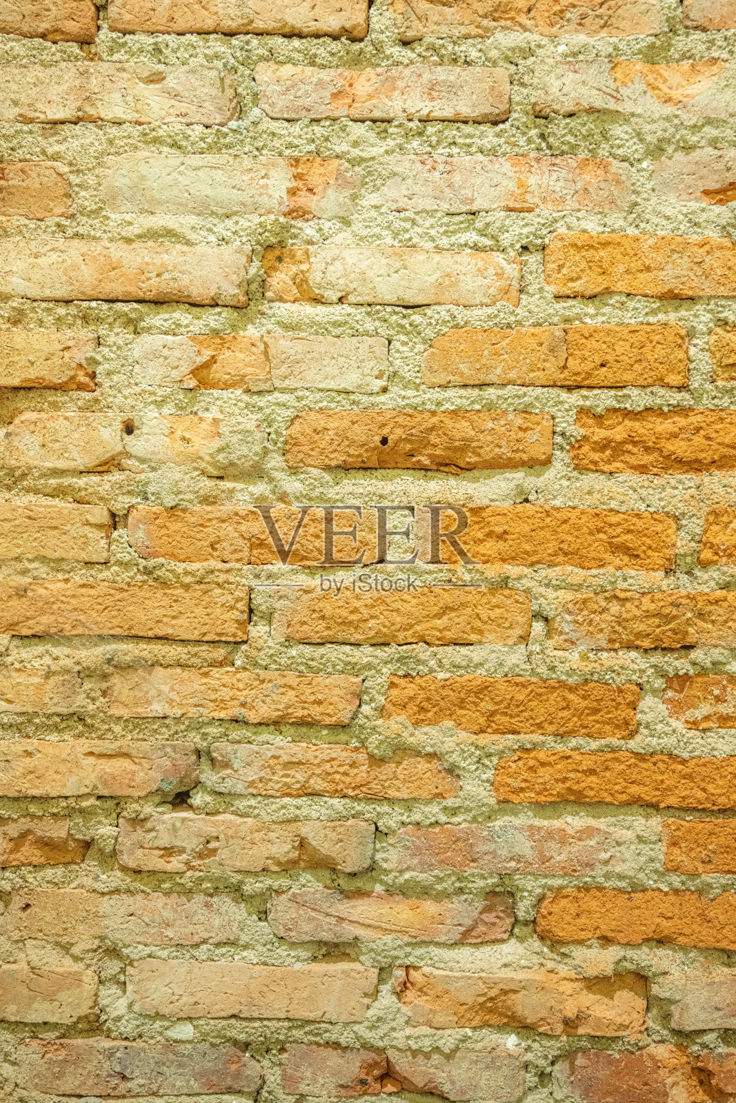 砖墙黄红橙照片摄影图片