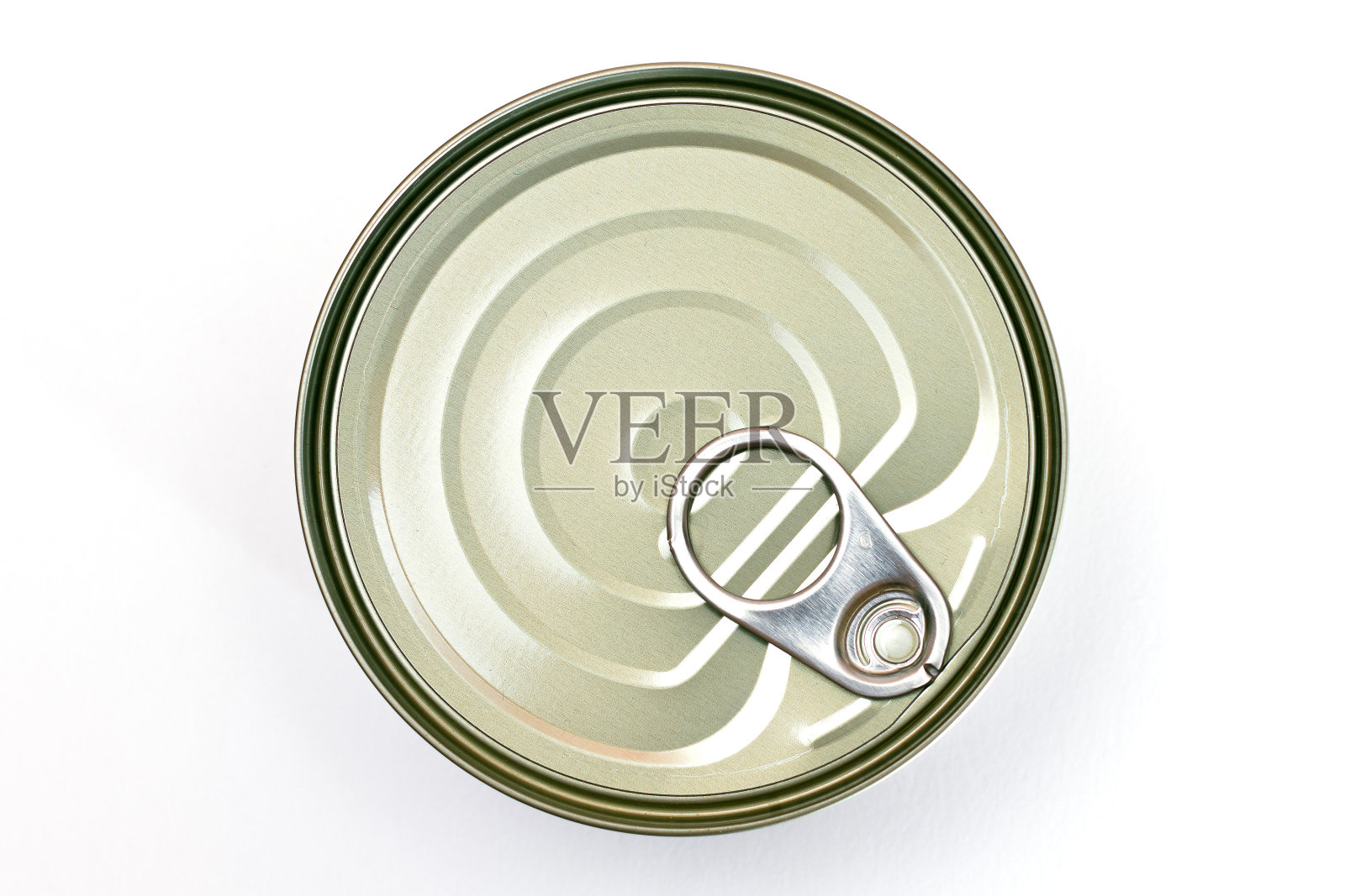 白底空白边未开封的锡罐照片摄影图片