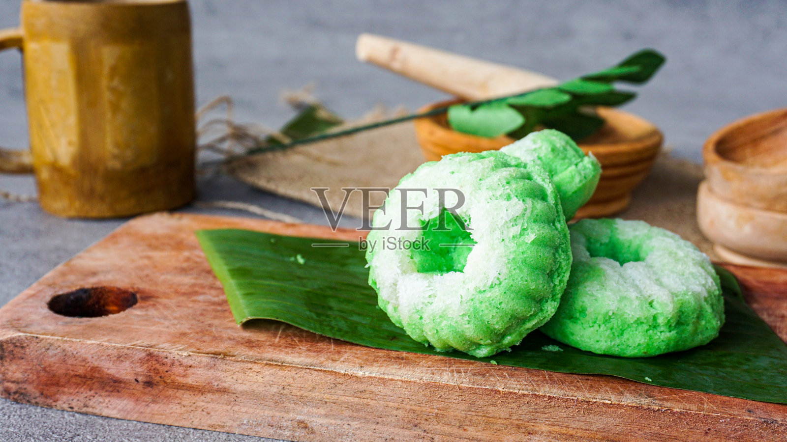 普图阿尤是印度尼西亚的传统蛋糕照片摄影图片