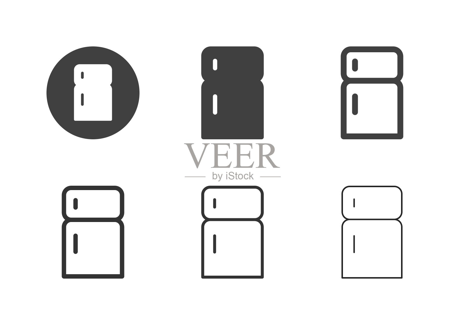 冰箱图标-多系列插画图片素材