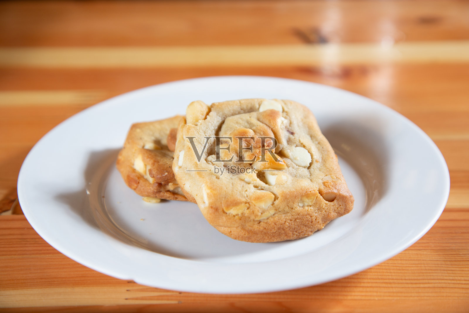 夏威夷坚果饼干照片摄影图片