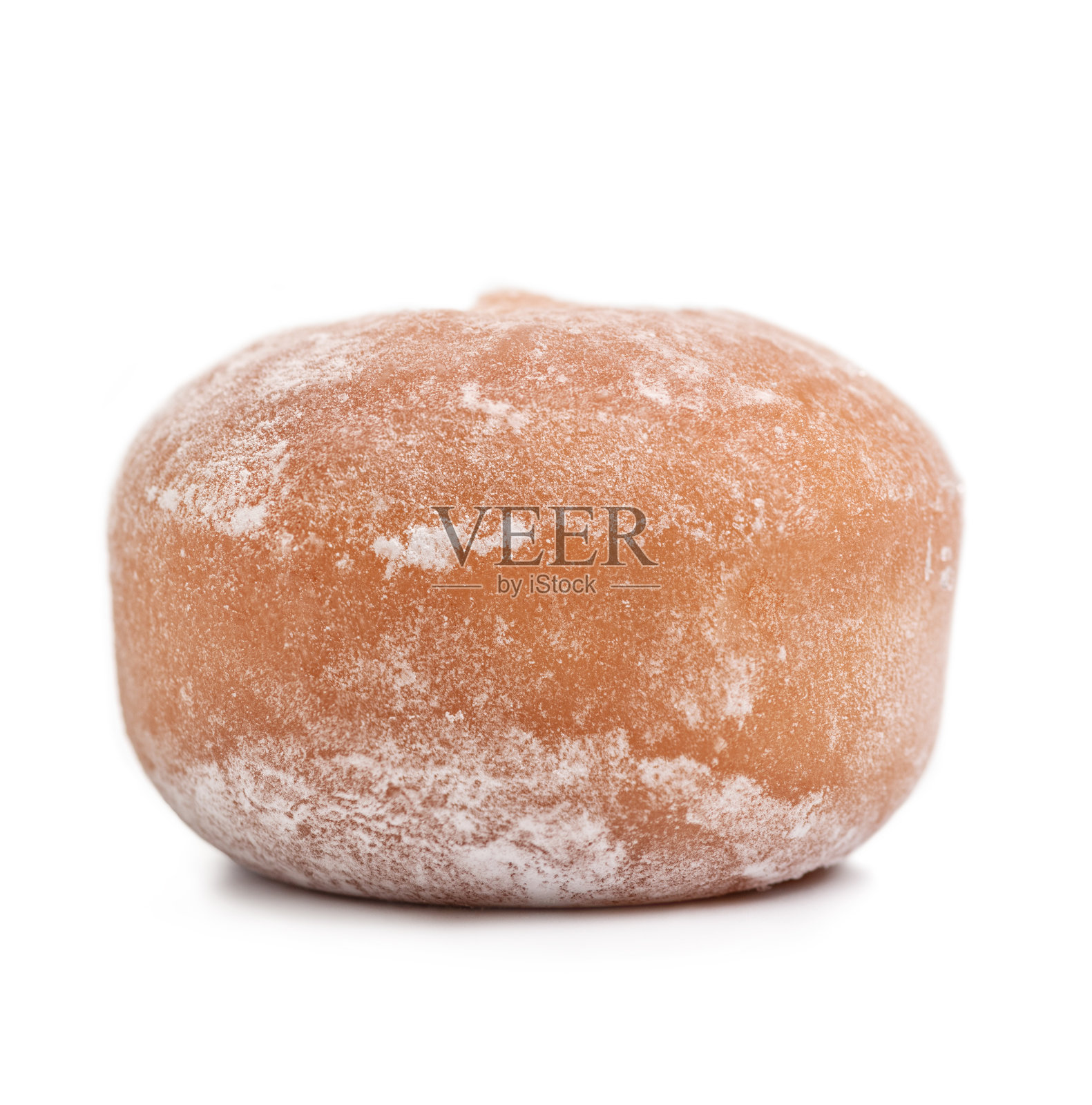 咖啡味的白底麻糬冰淇淋照片摄影图片