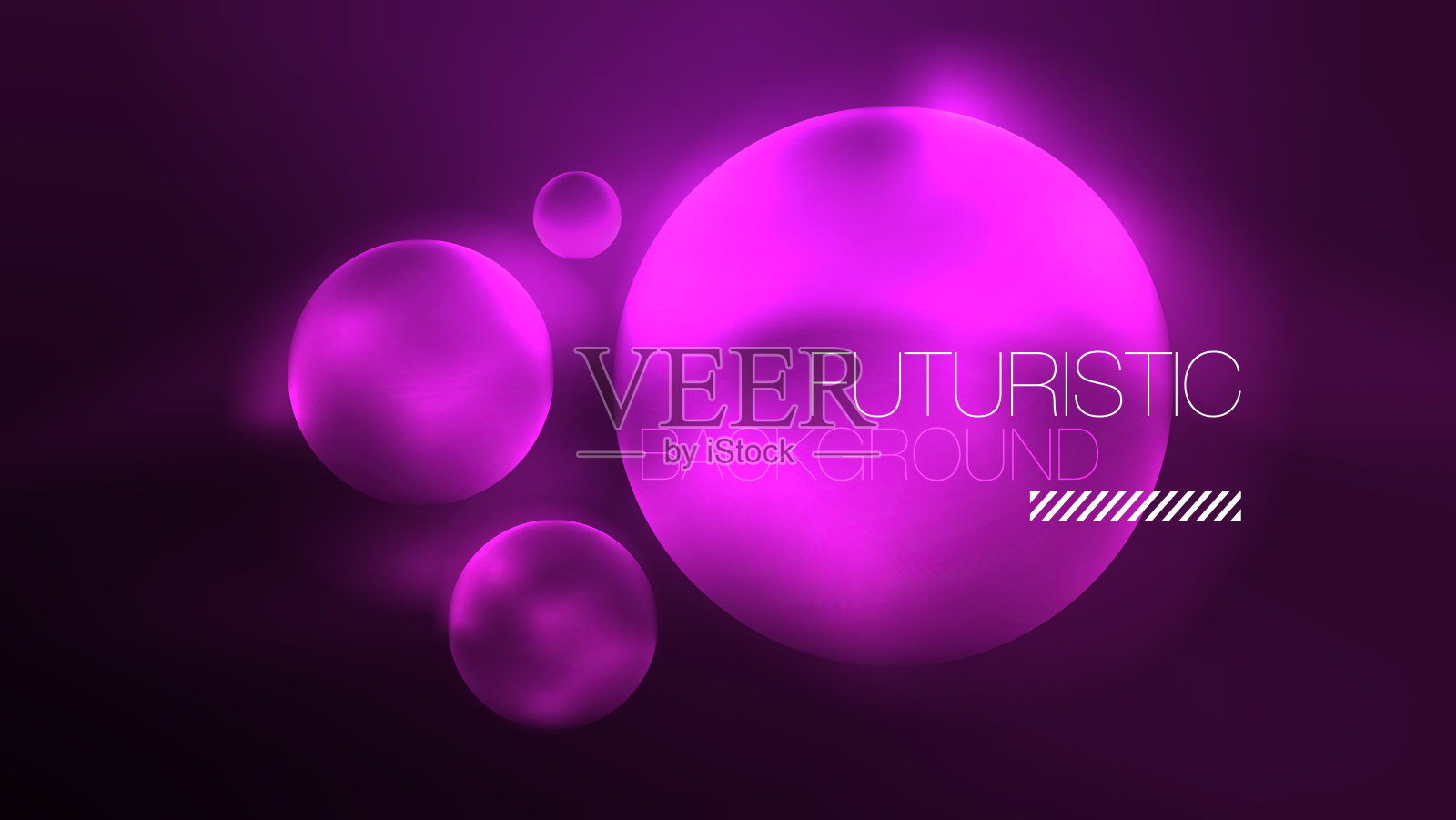 圆圈具有明亮的霓虹灯闪亮的灯光效果,抽象的背景壁纸设计插画图片素材