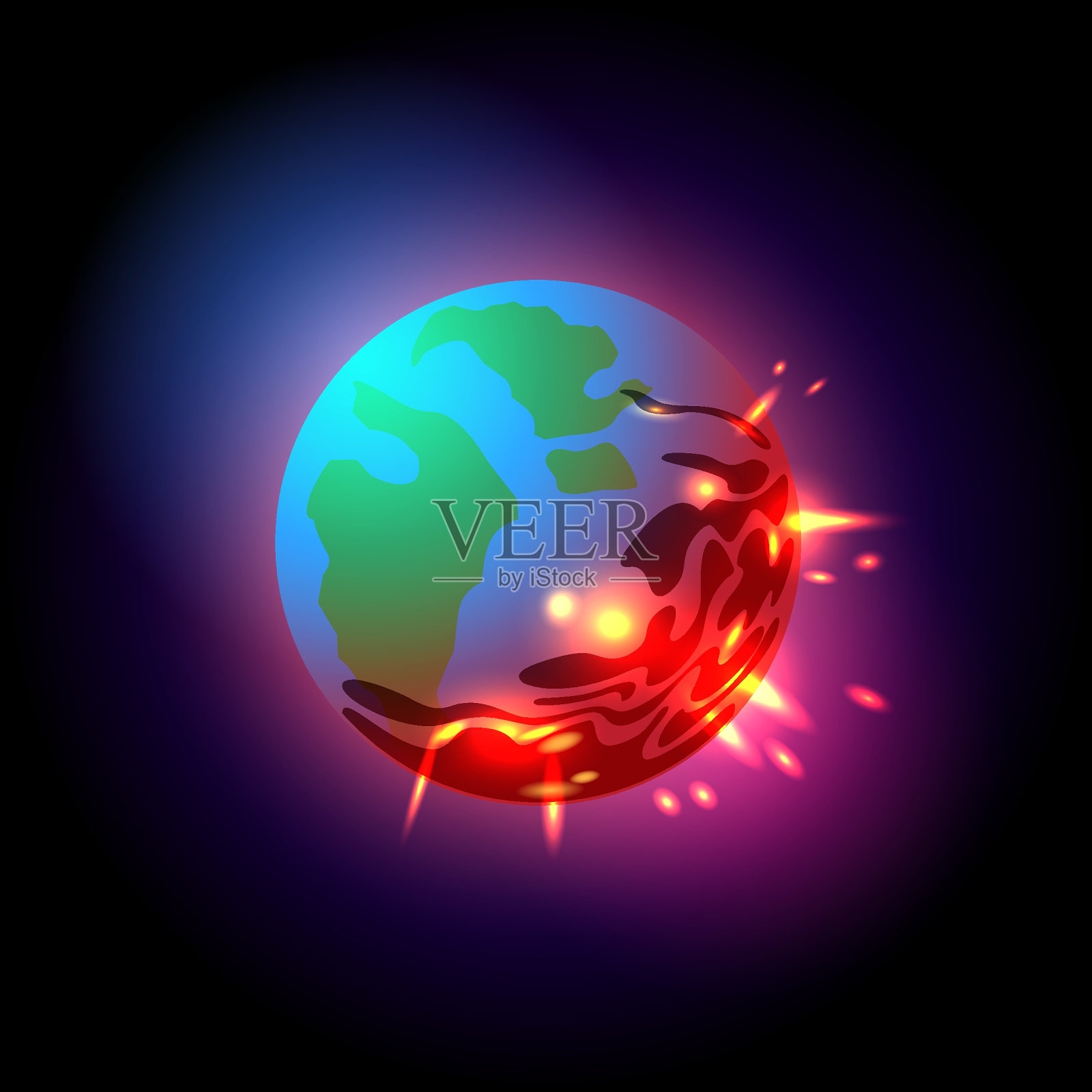 空间37插画图片素材