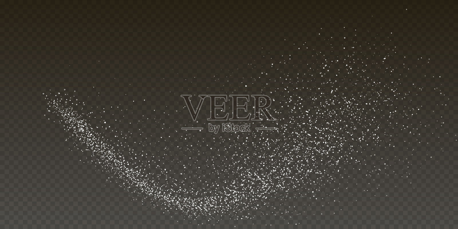 设计元素的厨房,面包店,广告,视频。糖粉爆炸或飞溅,面粉掉落,盐粉轻轻掉落。俯视图3d效果插画图片素材