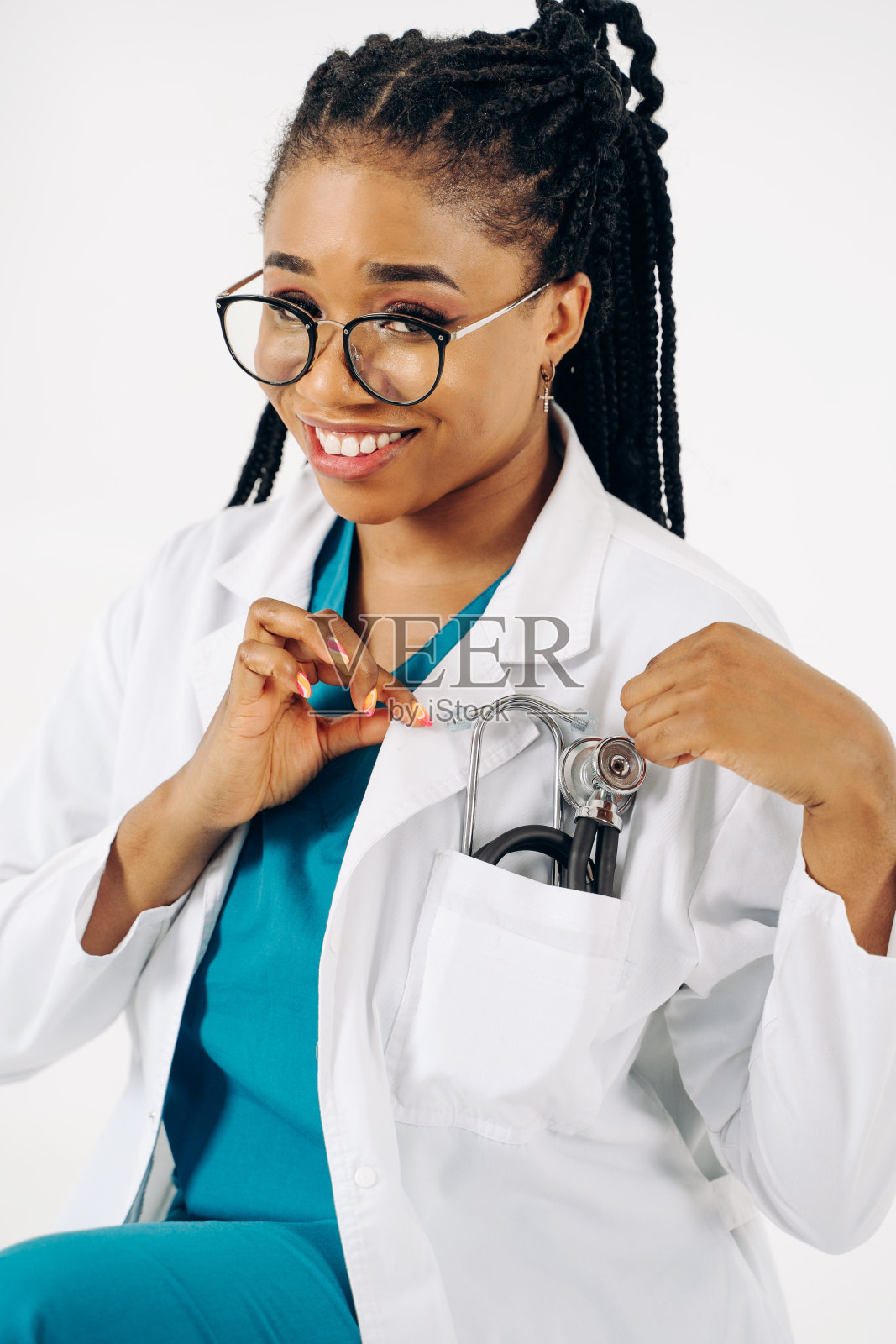 年轻的女性卫生保健工作者-库存照片照片摄影图片