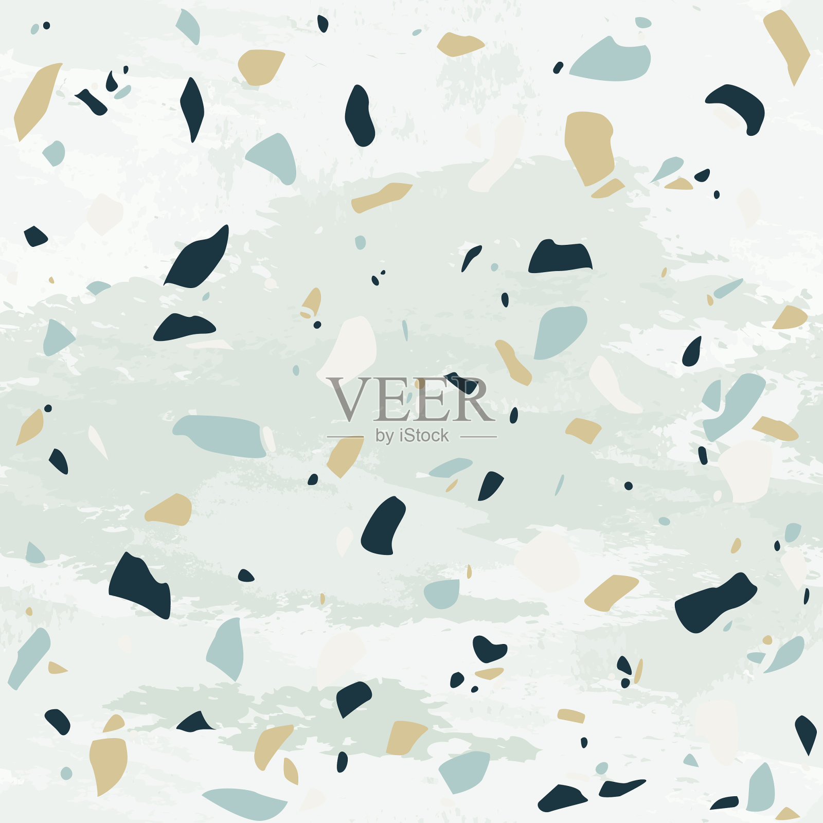 水彩大理石水磨石无缝图案插画图片素材