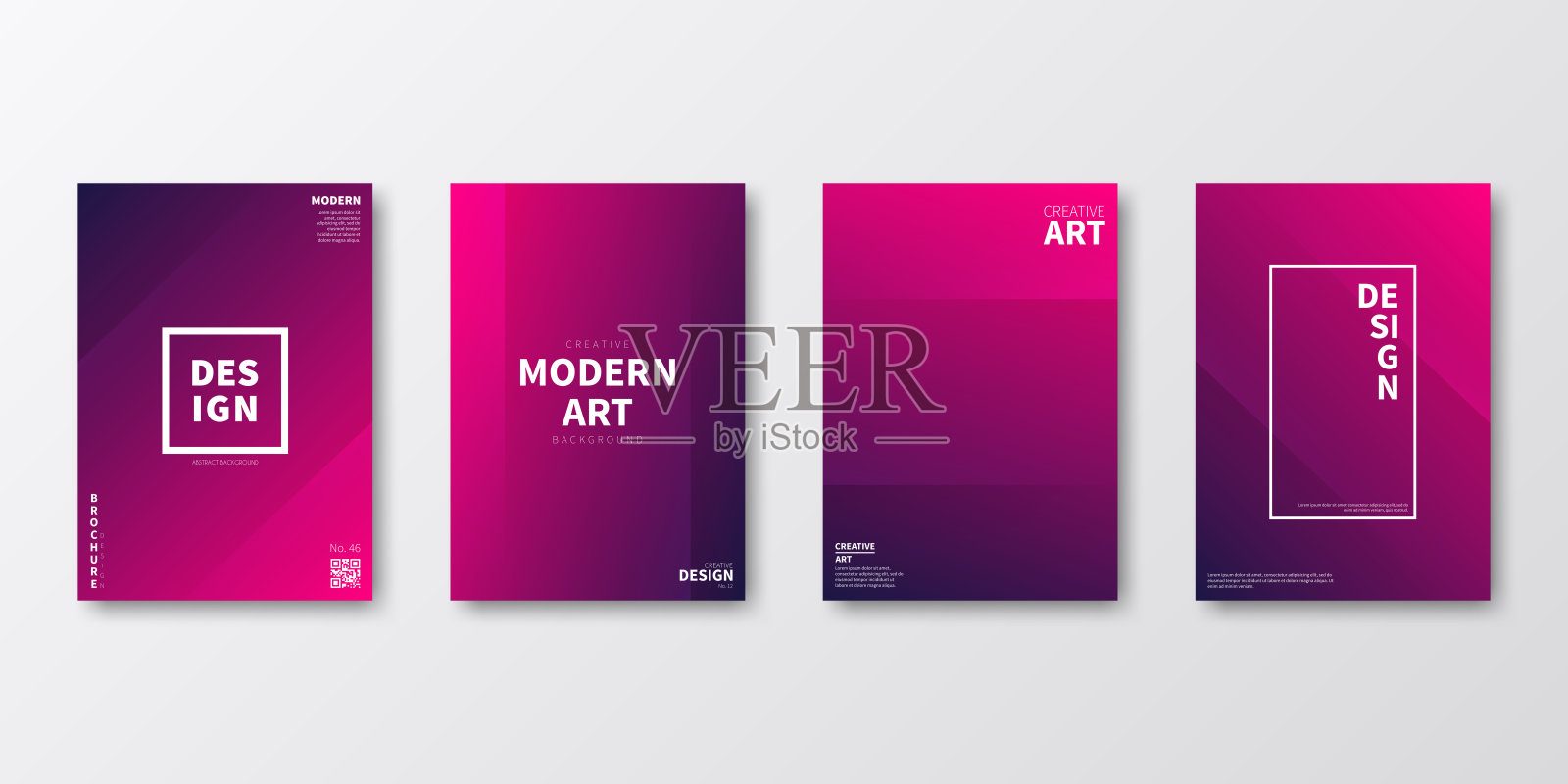 宣传册模板布局,粉色封面设计,企业年度报告,传单,杂志设计模板素材