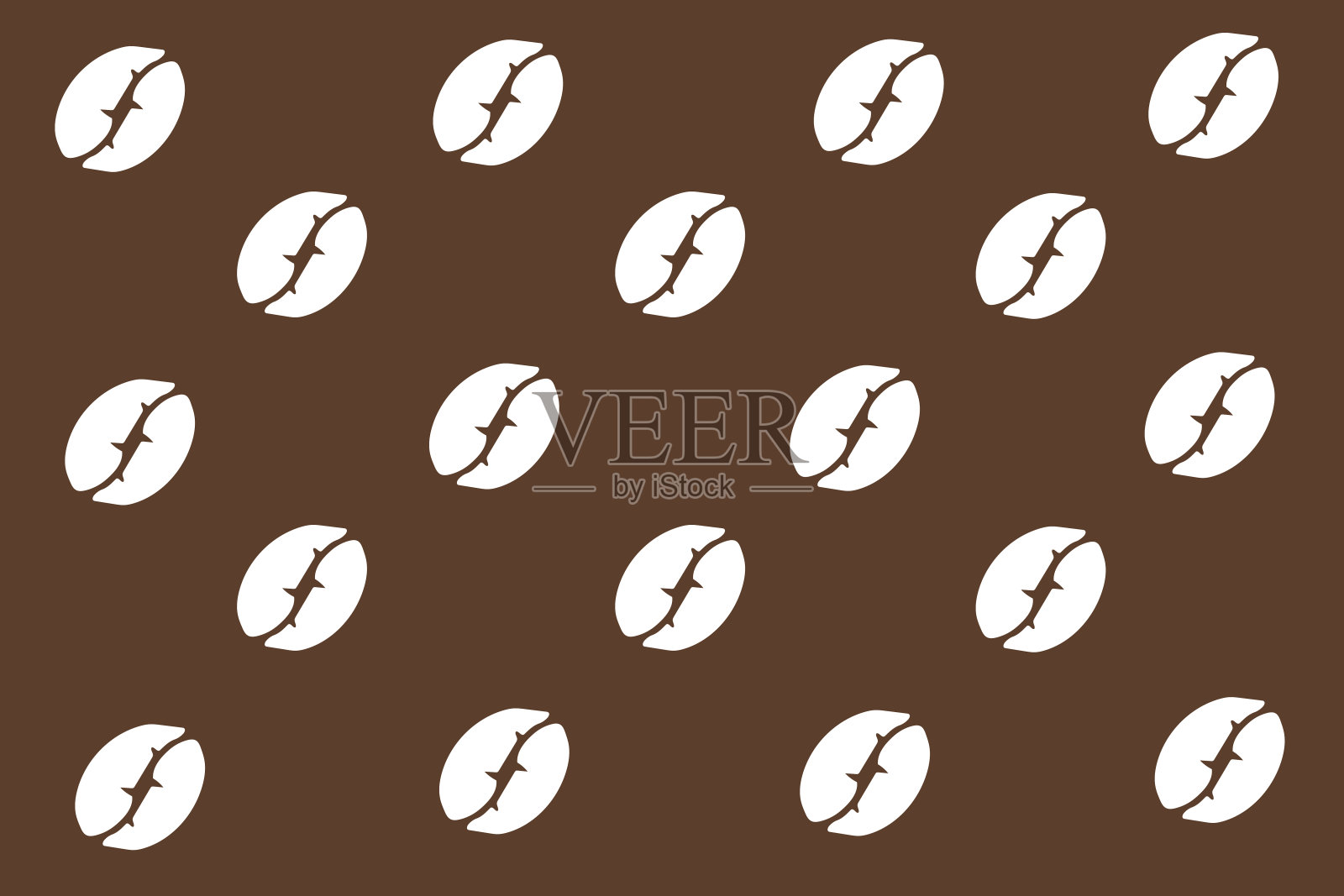 许多粒黑咖啡纹理图案插图插画图片素材