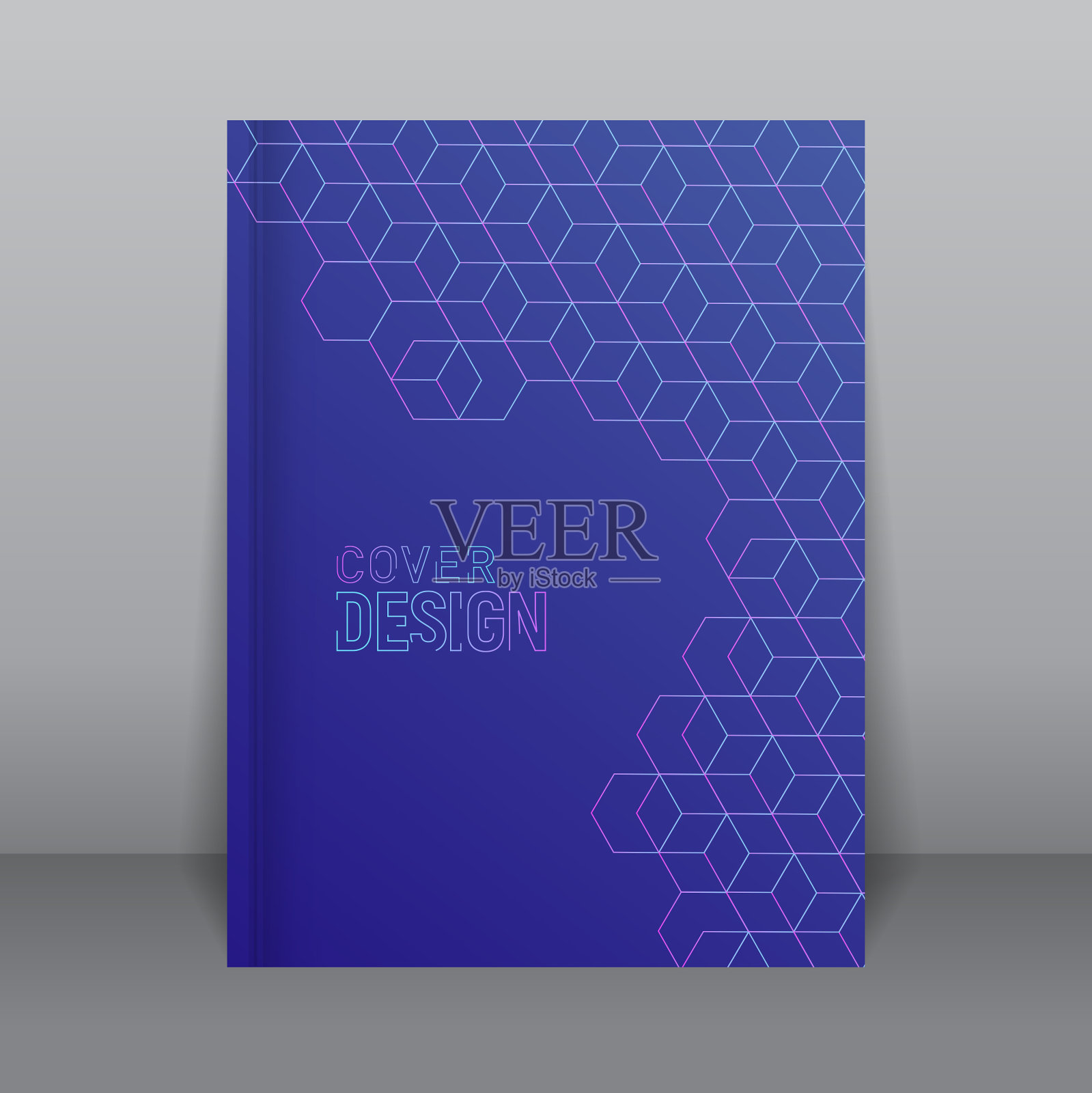 极简主义的封面设计插画图片素材