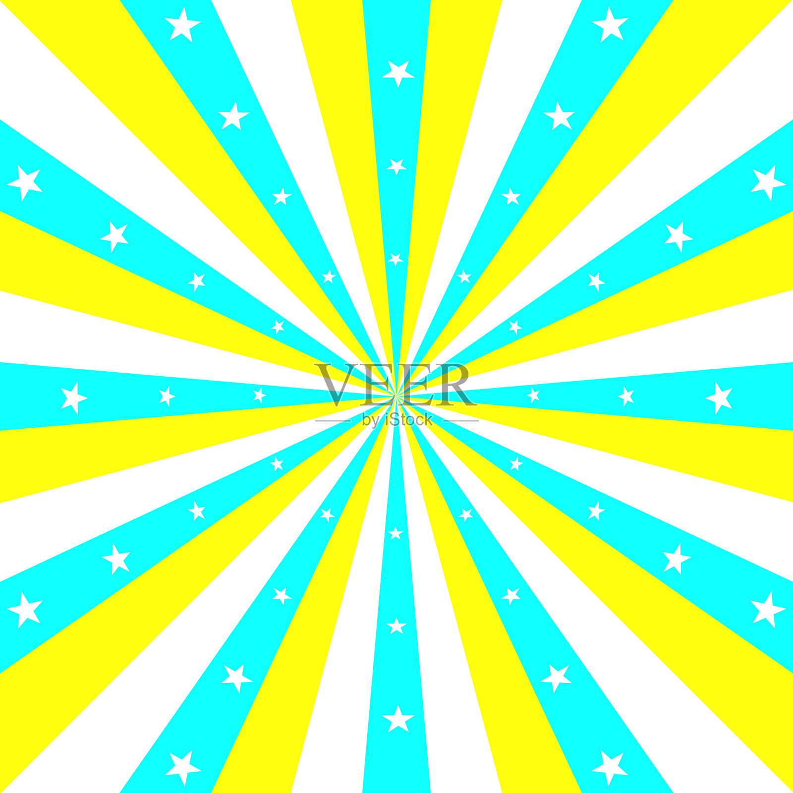 夏季节日抽象背景:星射线分形壁纸矢量素材照片摄影图片