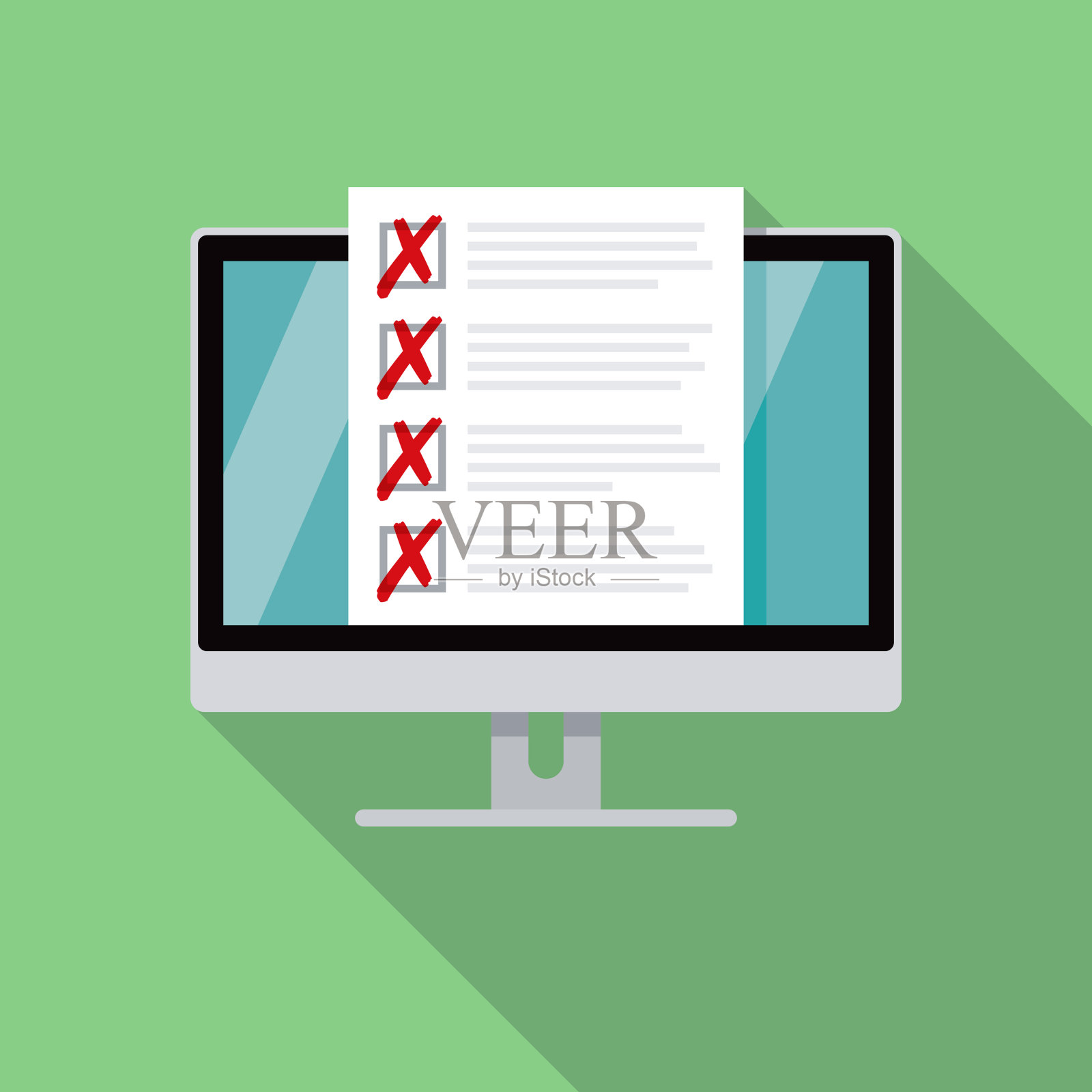 清单桌面图标插画图片素材